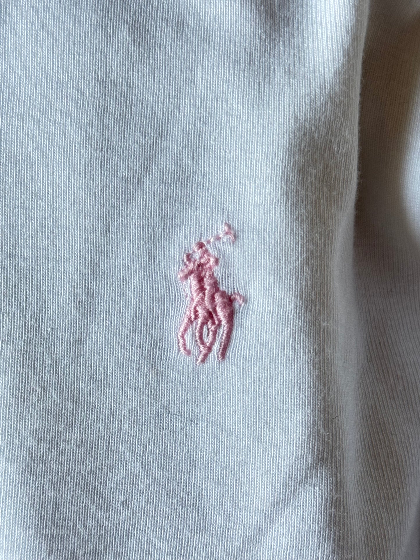Pull col rond blanc Ralph Lauren - 8/10 ans