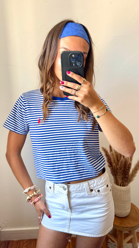 T-shirt marinière Ralph Lauren - M