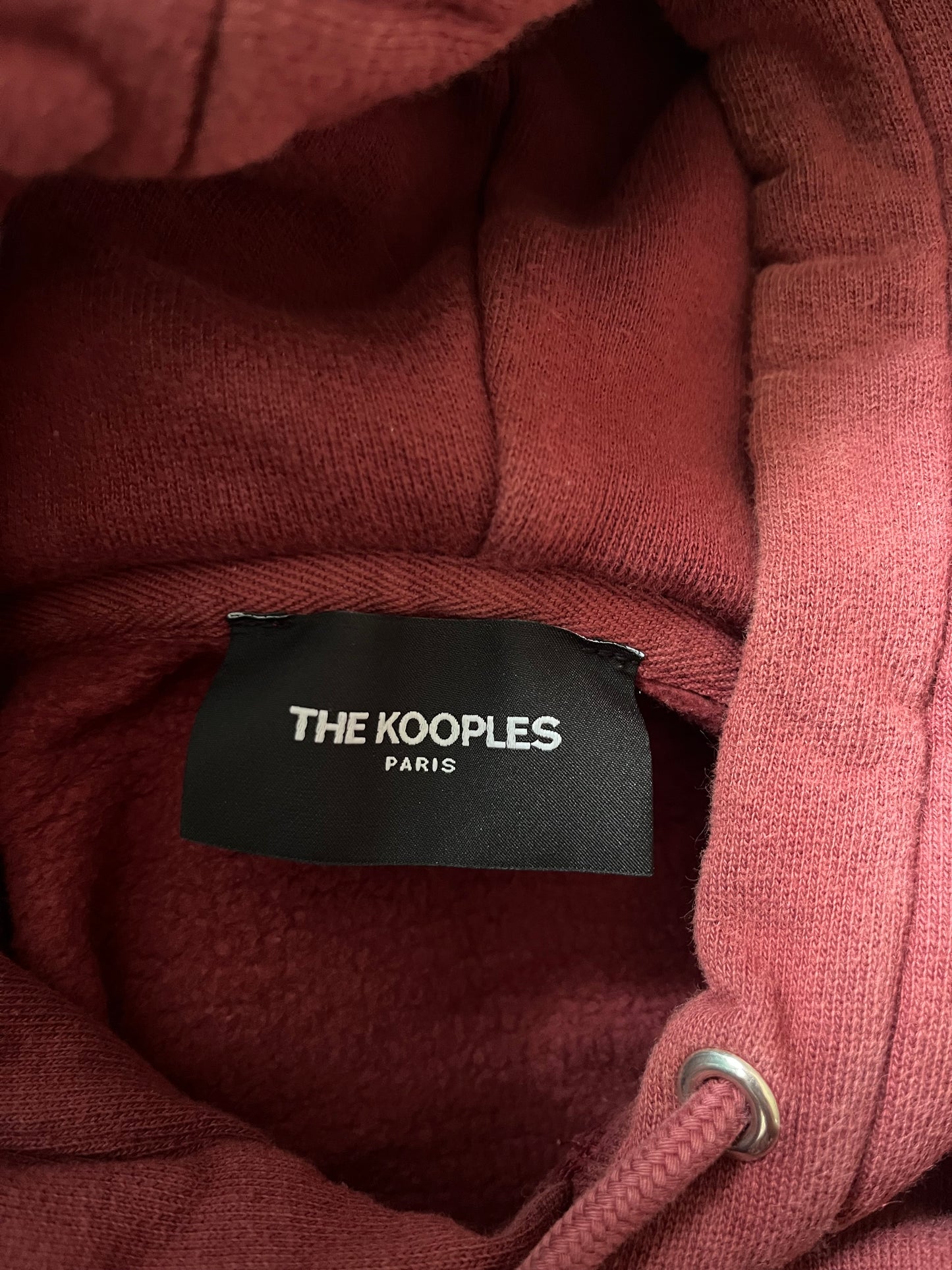 Sweat à capuche bordeaux The Kooples - M