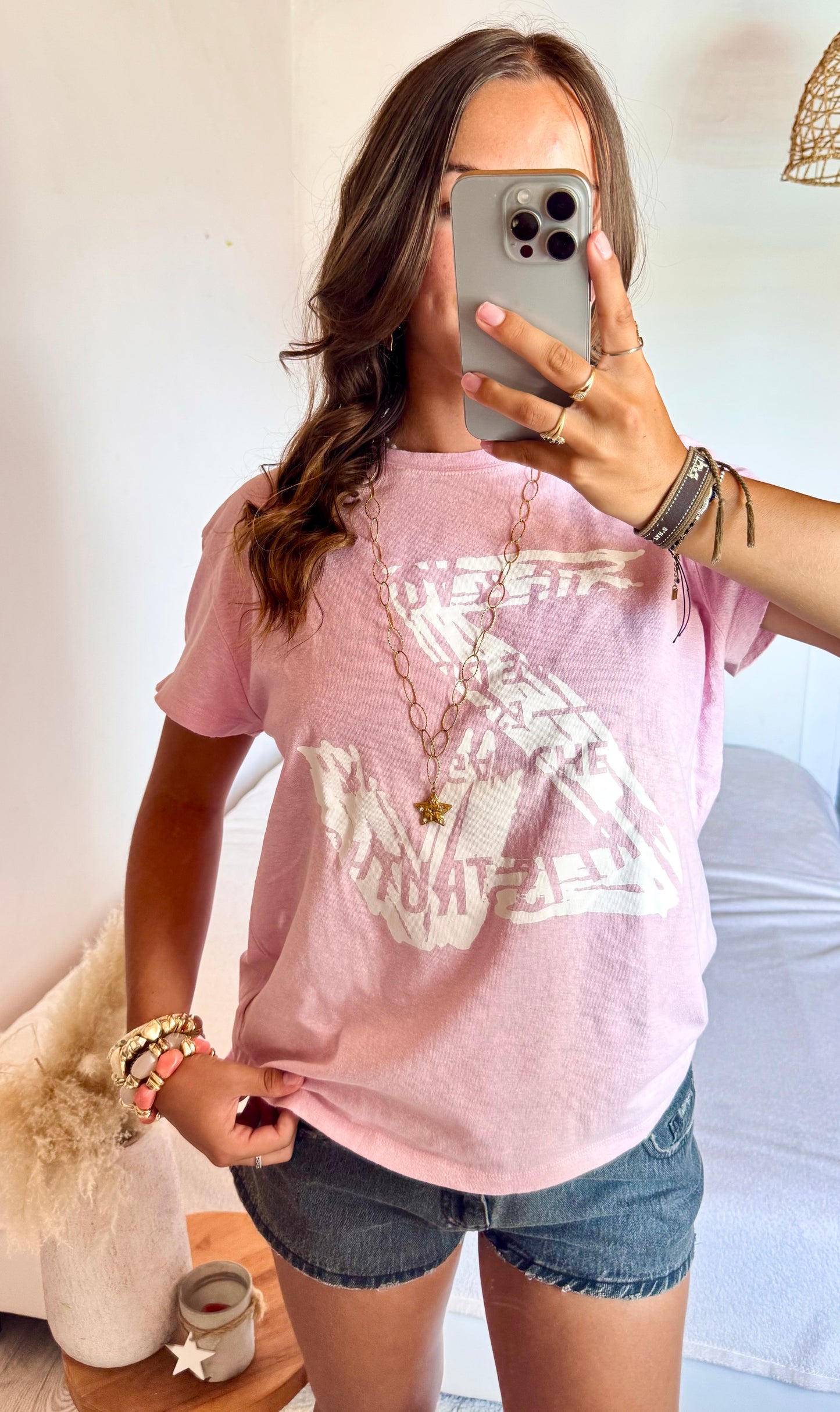 T-shirt rose Zadig & Voltaire - M