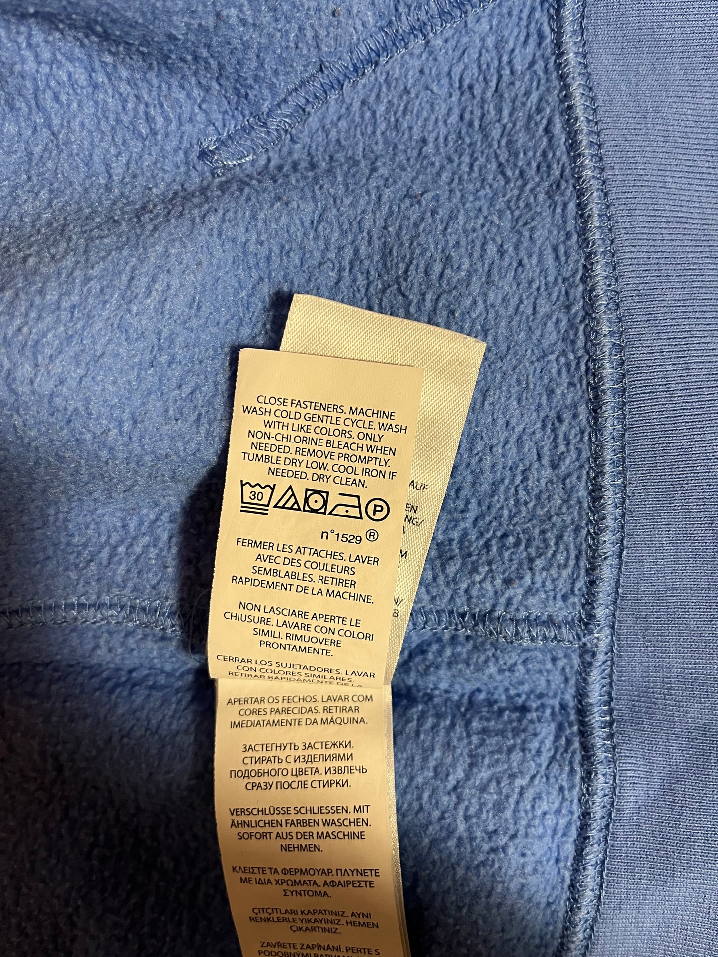 Veste a capuche baby blue Ralph Lauren - M