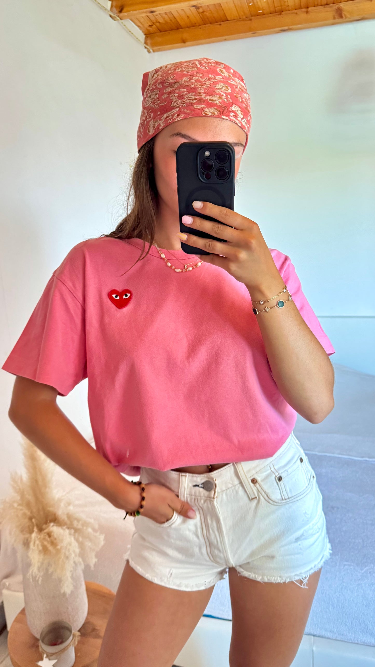 T-shirt rose Comme des Garçons - M/L
