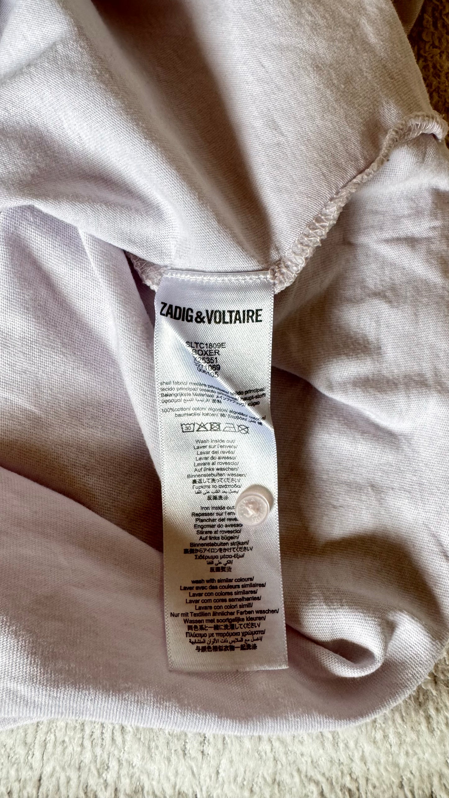 T-shirt blanc Zadig & Voltaire - S