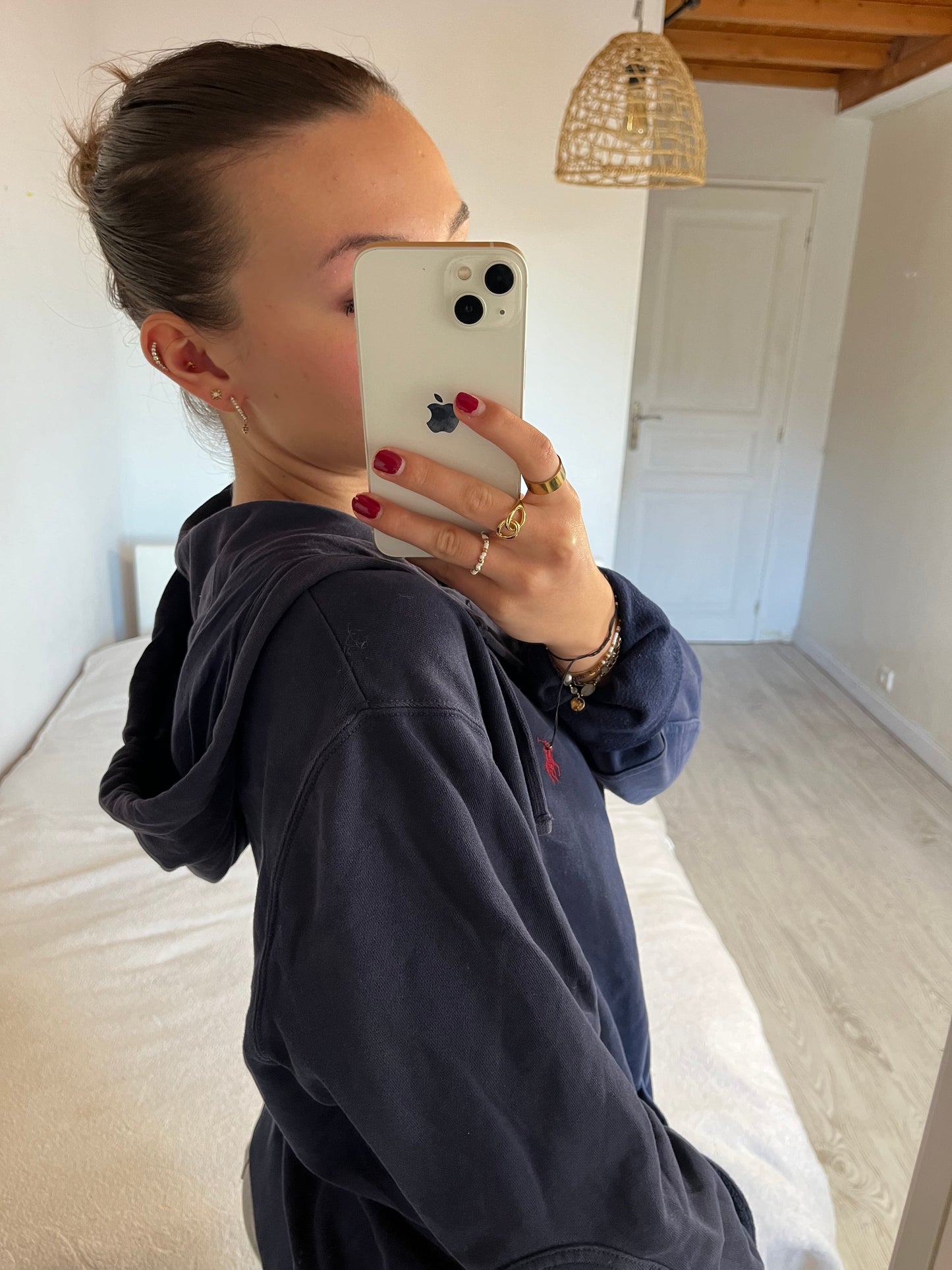 Veste à capuche et boutons Ralph Lauren - M