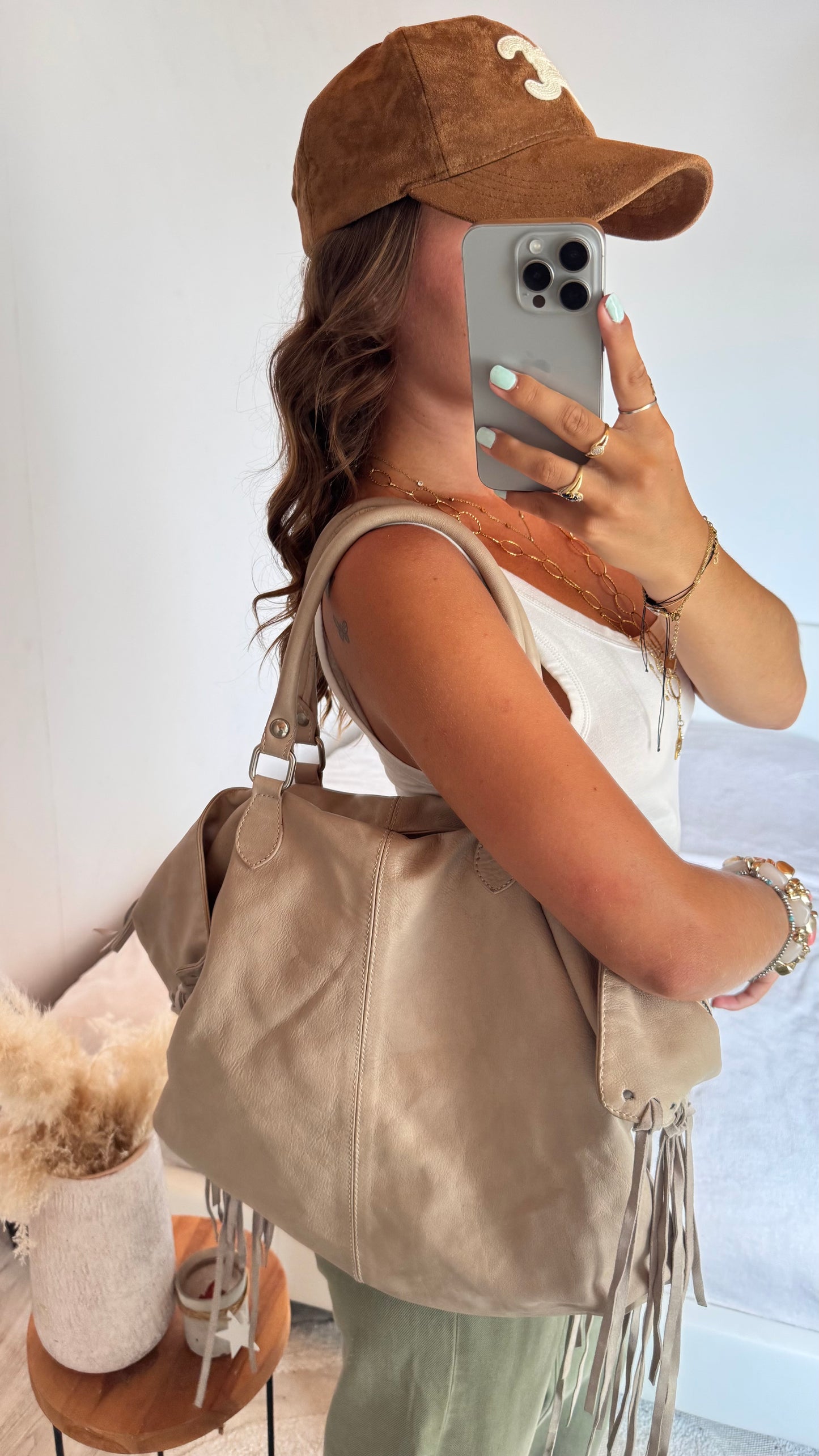 Grand sac en cuir italien Francesco Biasia