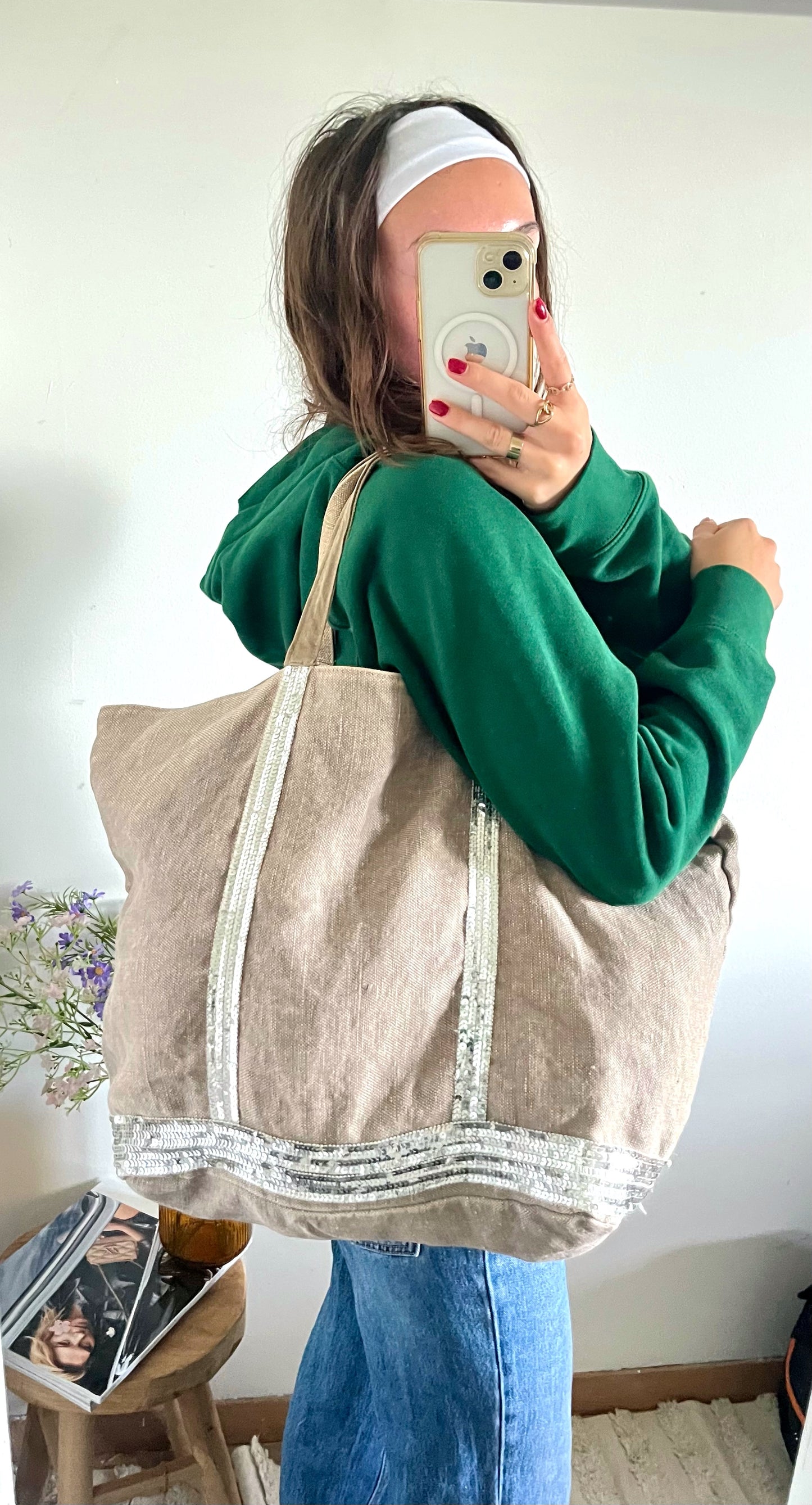 Grand sac cabas tissu Vanessa Bruno