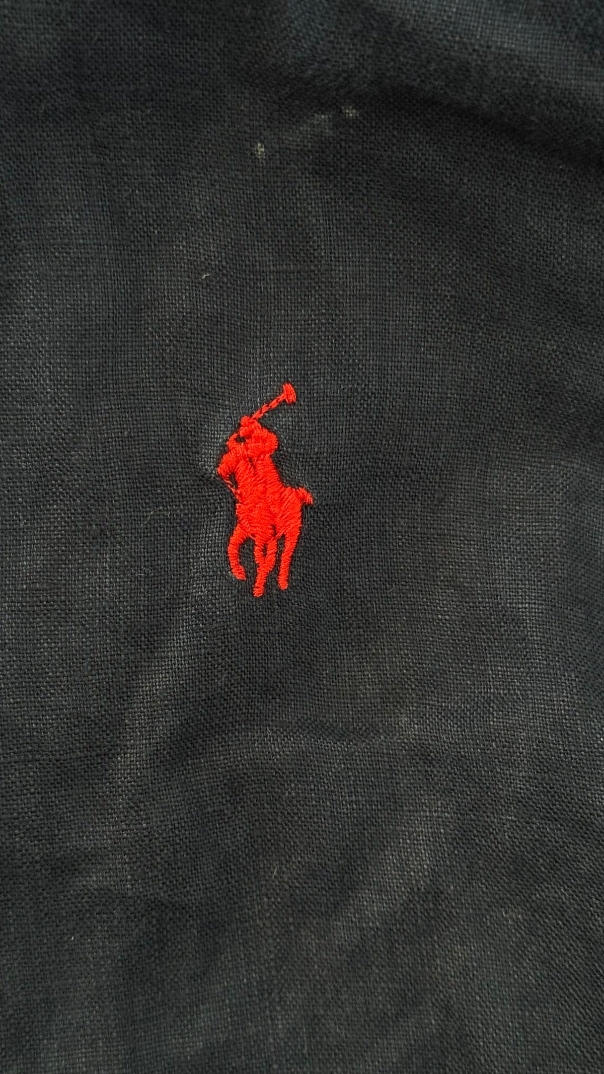 Chemise en lin bleu marine Ralph Lauren - M homme / L femme