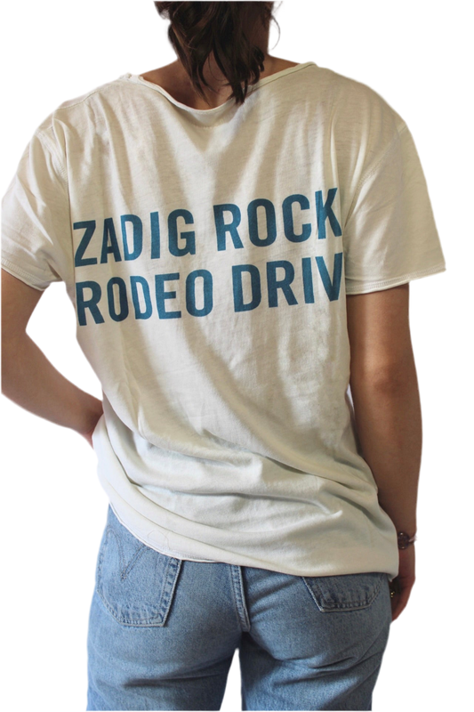 T-shirt Zadig & Voltaire inscriptions dos - S