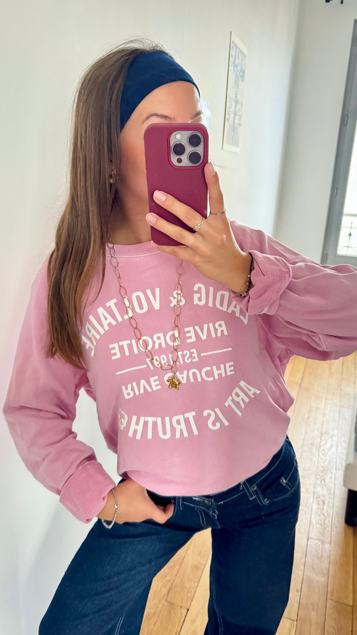 Sweat rose Zadig & Voltaire - M