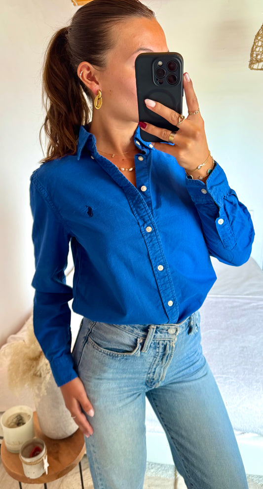 Chemise bleue Ralph Lauren - S