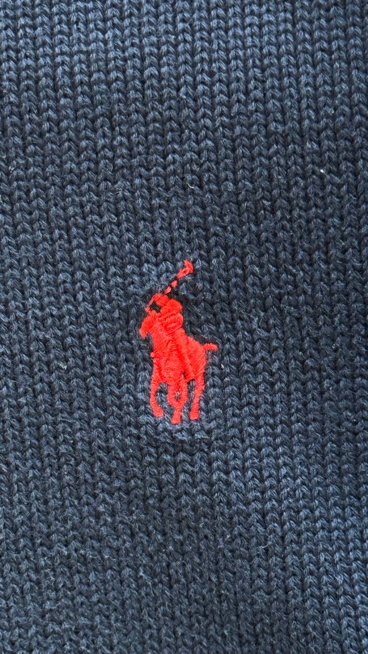 Pull col rond marine Ralph Lauren - L