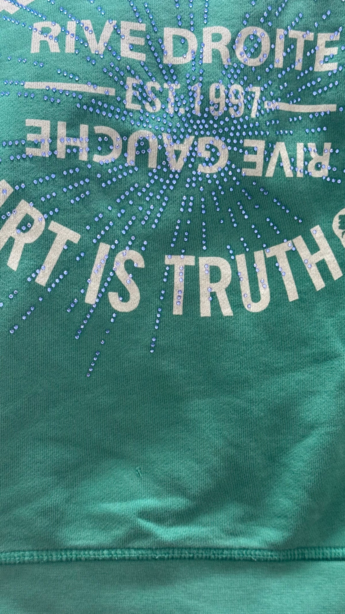 Sweat col rond vert Zadig & Voltaire - XS
