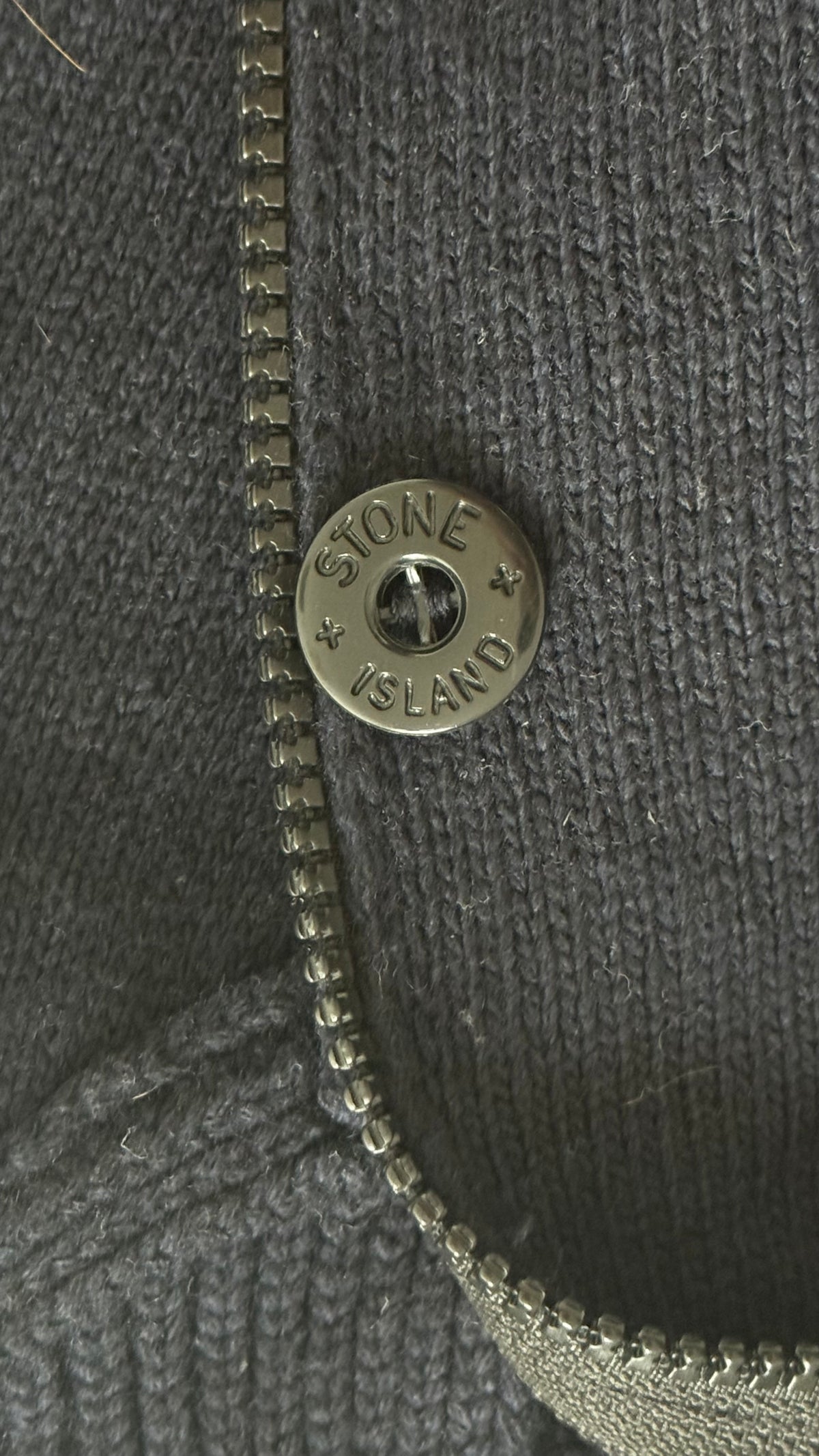 Veste en laine bleu marine Stone Island - S
