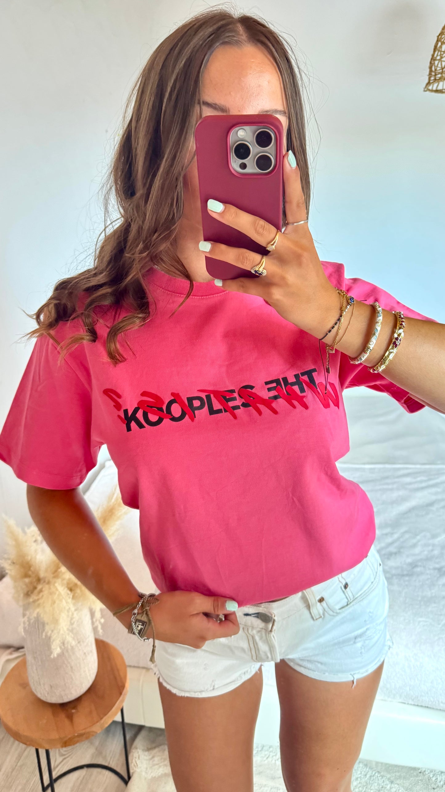 T-shirt What Is rose The Kooples - M femme / S homme