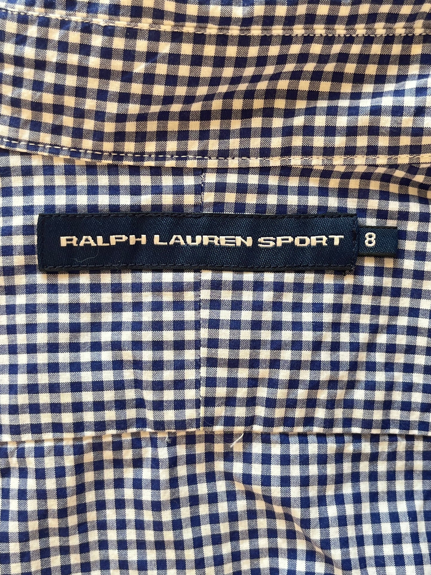 Chemise Ralph Lauren Vichy manches courtes - S