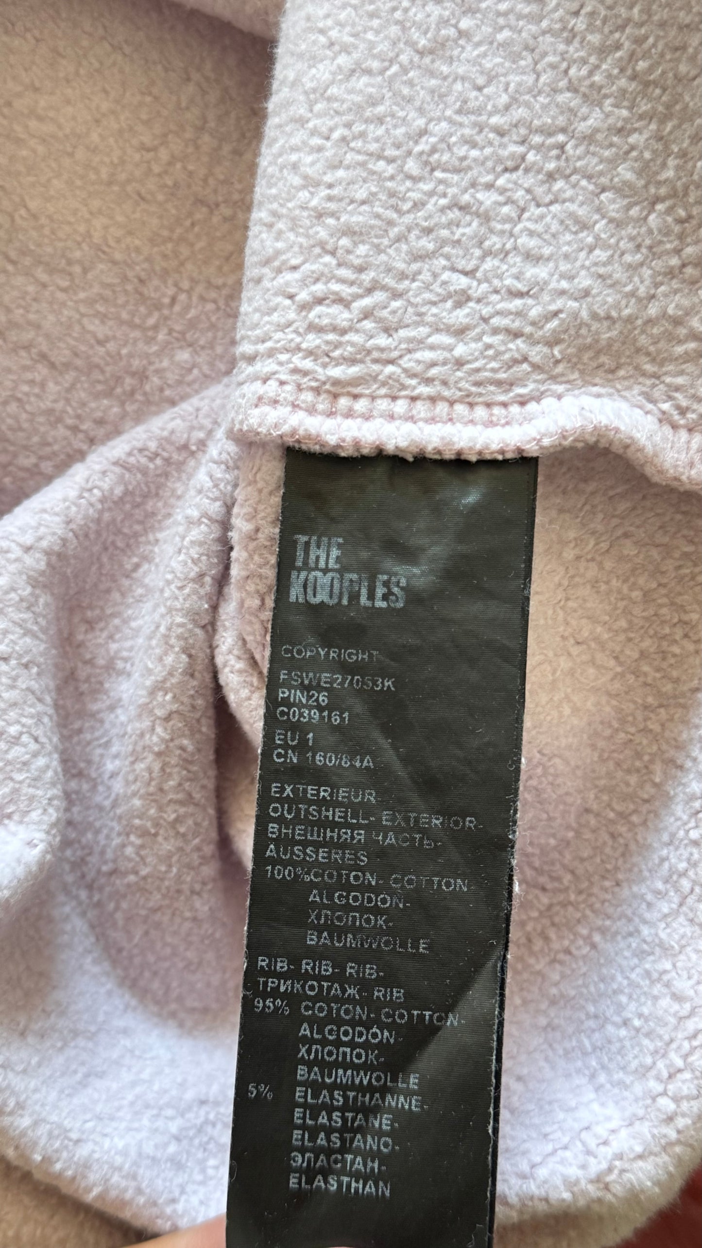 Sweat The Kooples rose - S