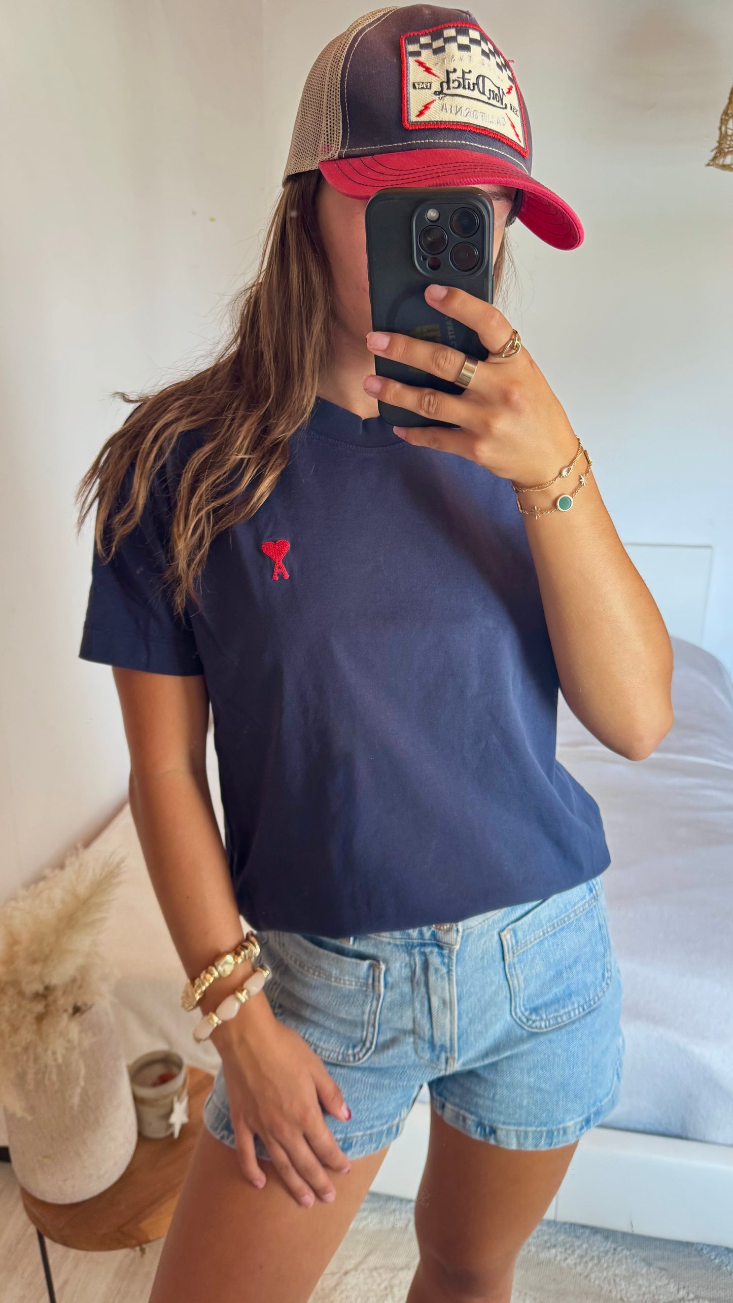 T-shirt marine Ami Paris - S