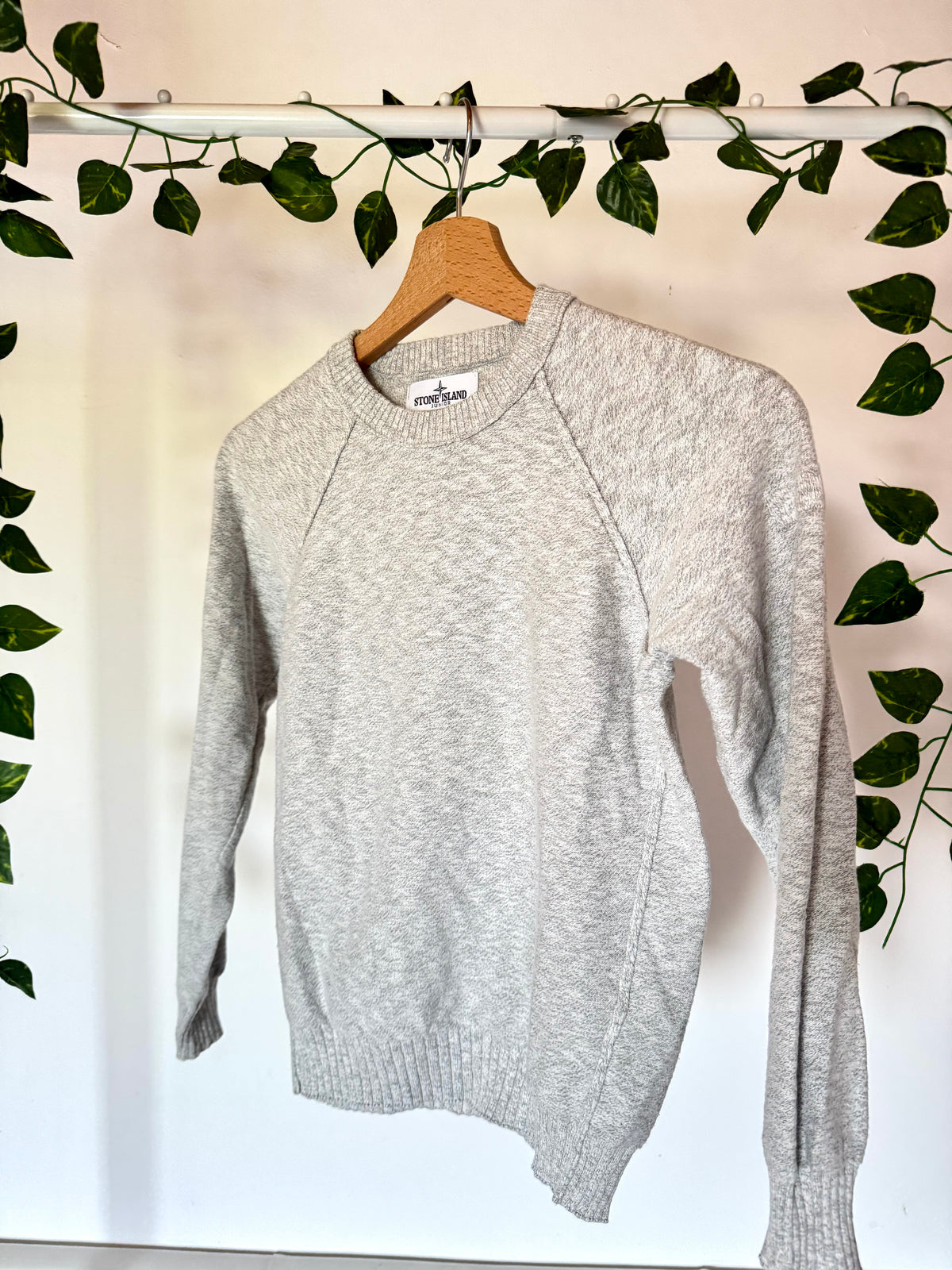 Pull gris Stone Island - 12 ans