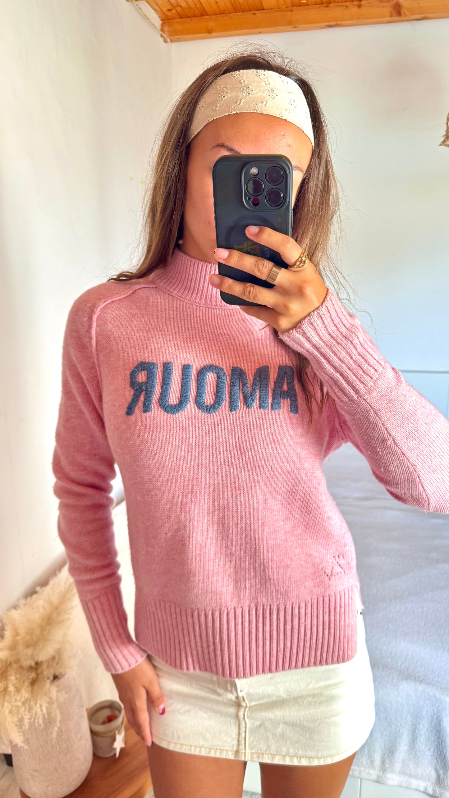 Pull en laine rose Zadig & Voltaire - S