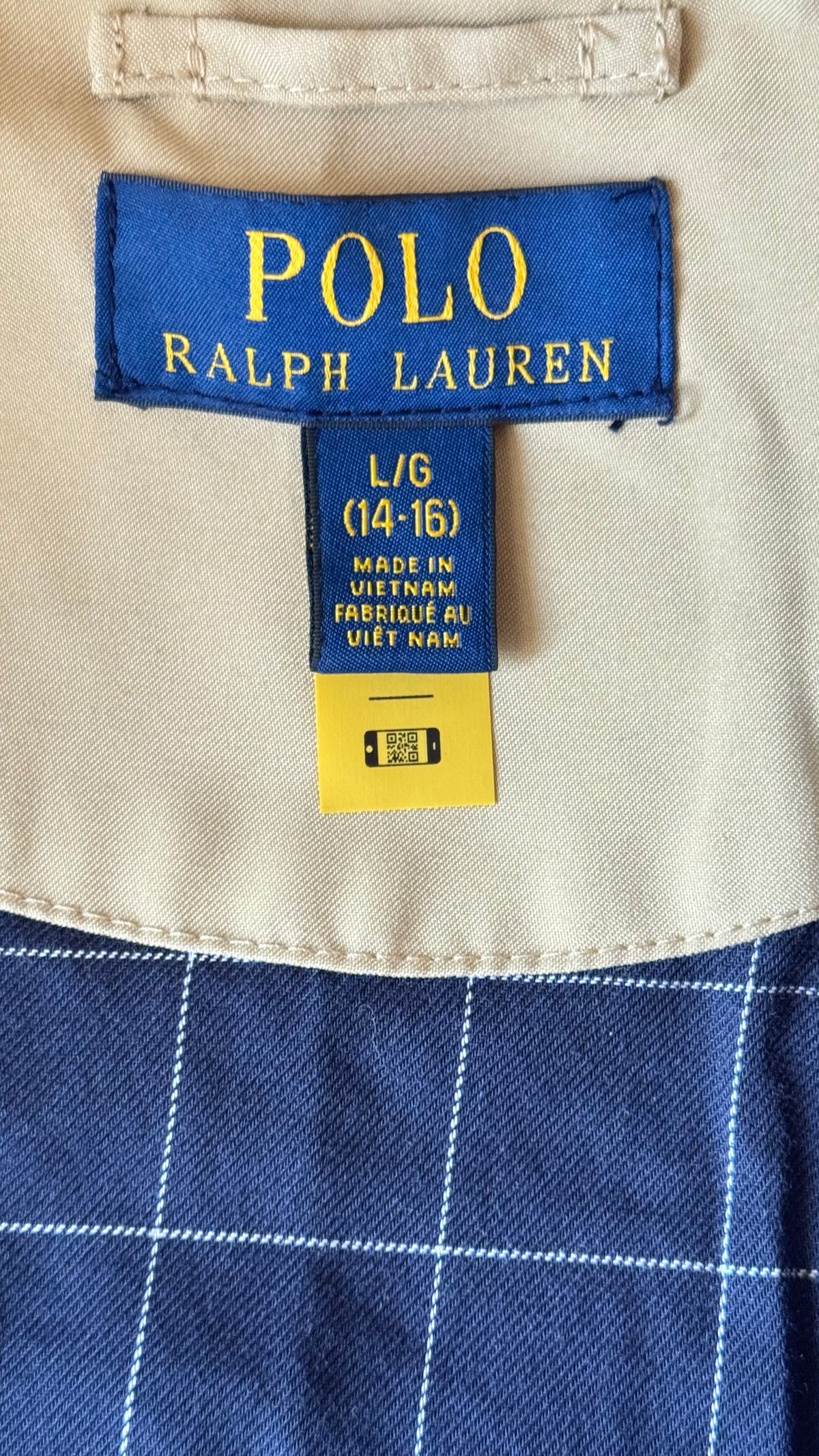 Veste effet toile de coton Ralph Lauren - S