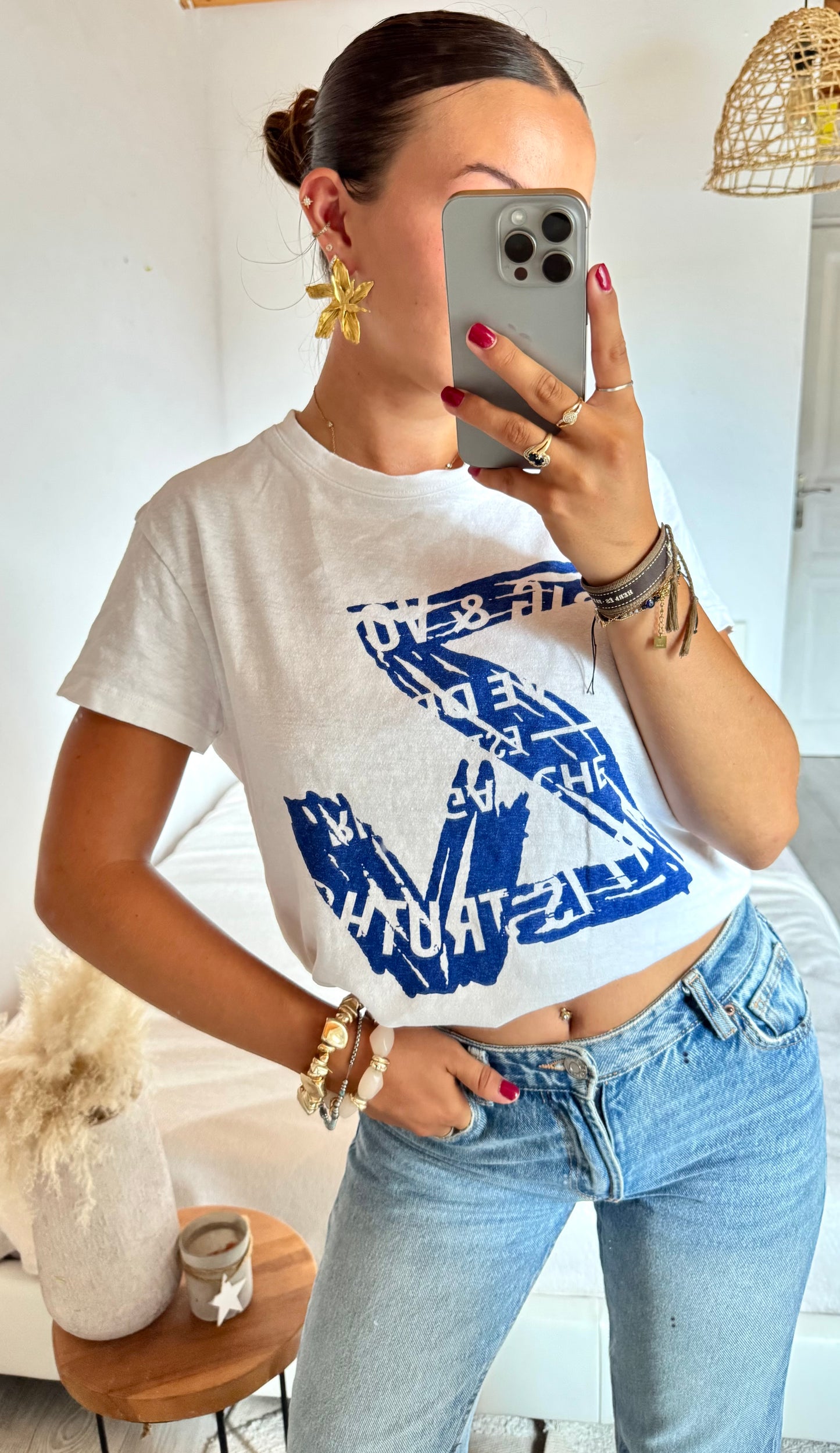 T-shirt logo bleu Zadig & Voltaire - M