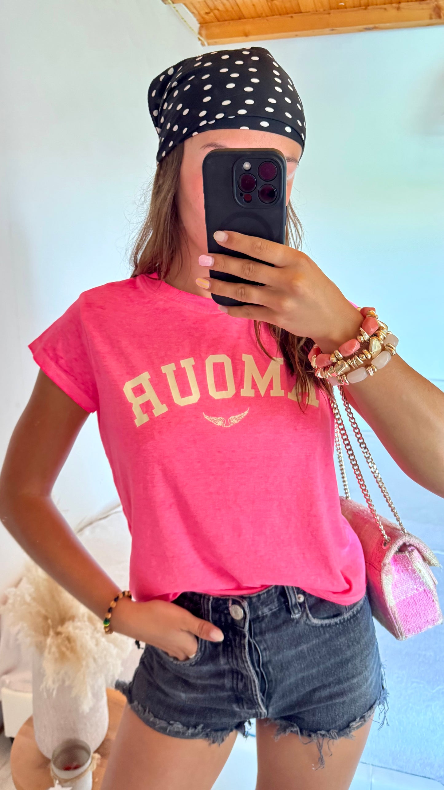 T-shirt rose flash Zadig & Voltaire -  S