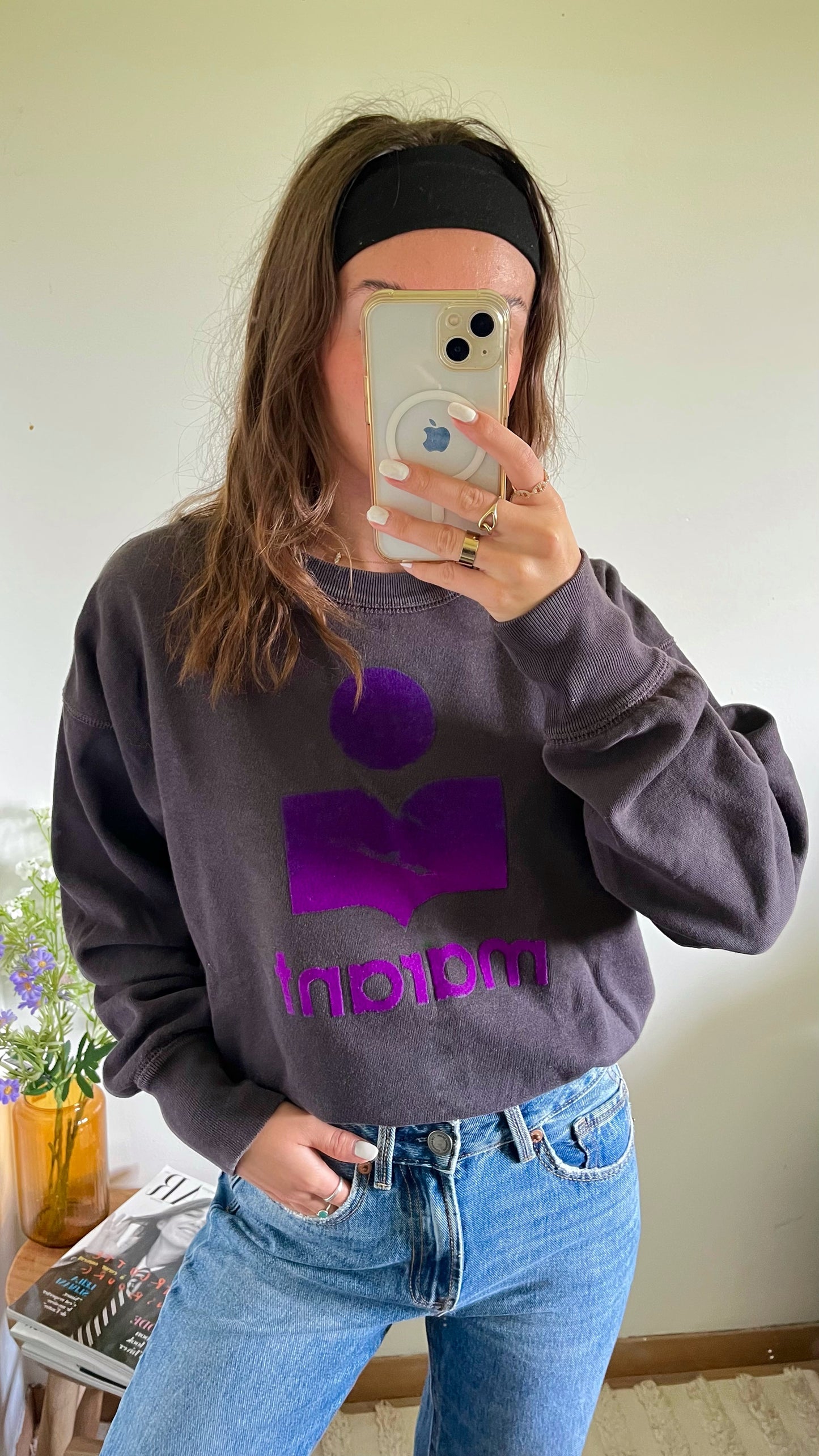 Sweat gris Isabel Marant - S