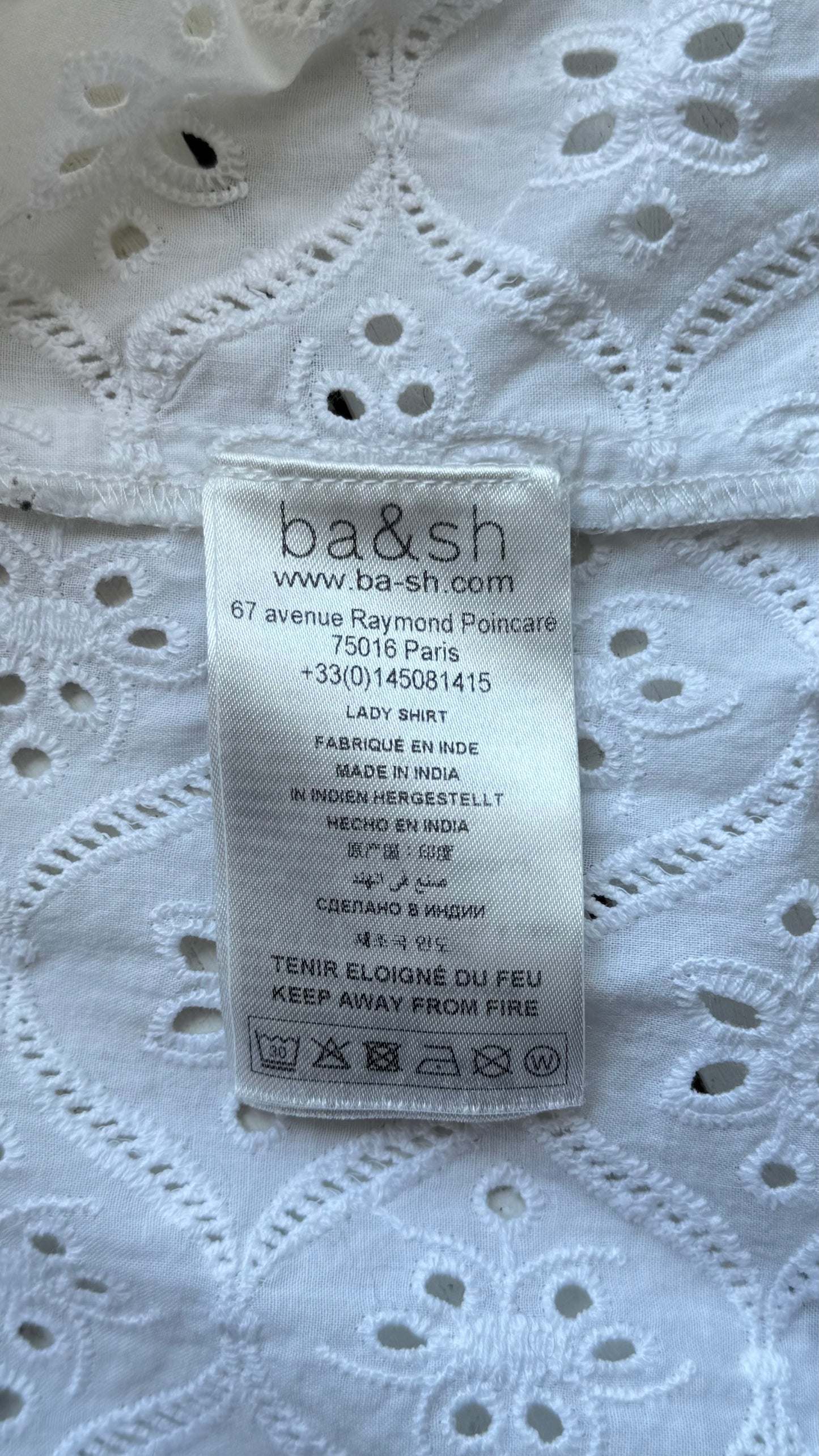 Blouse ba&sh dentelle - S
