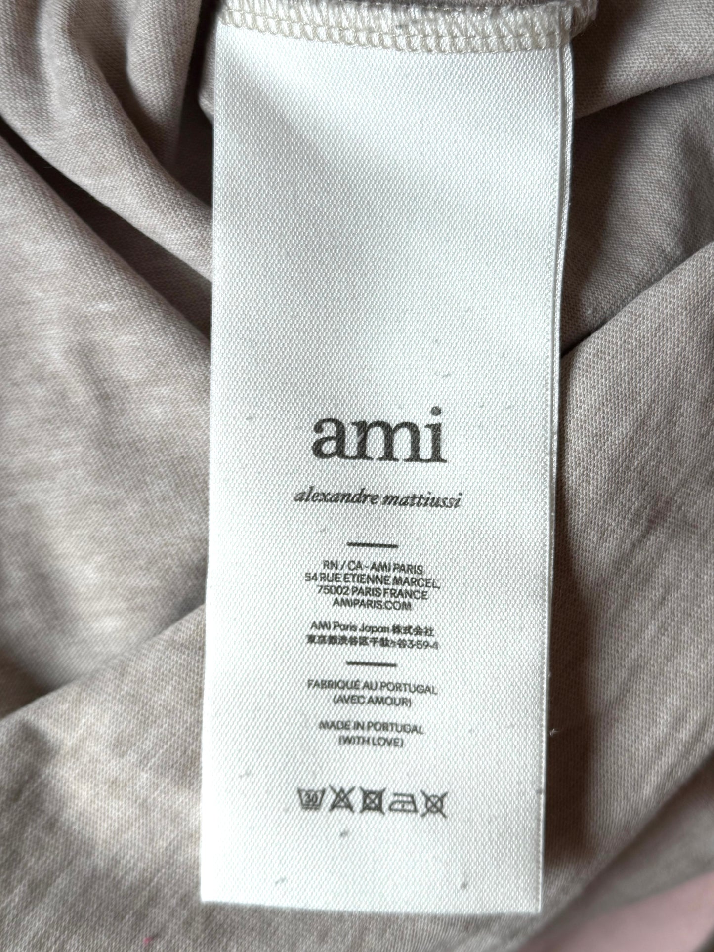 T-shirt beige Ami Paris - M unisex