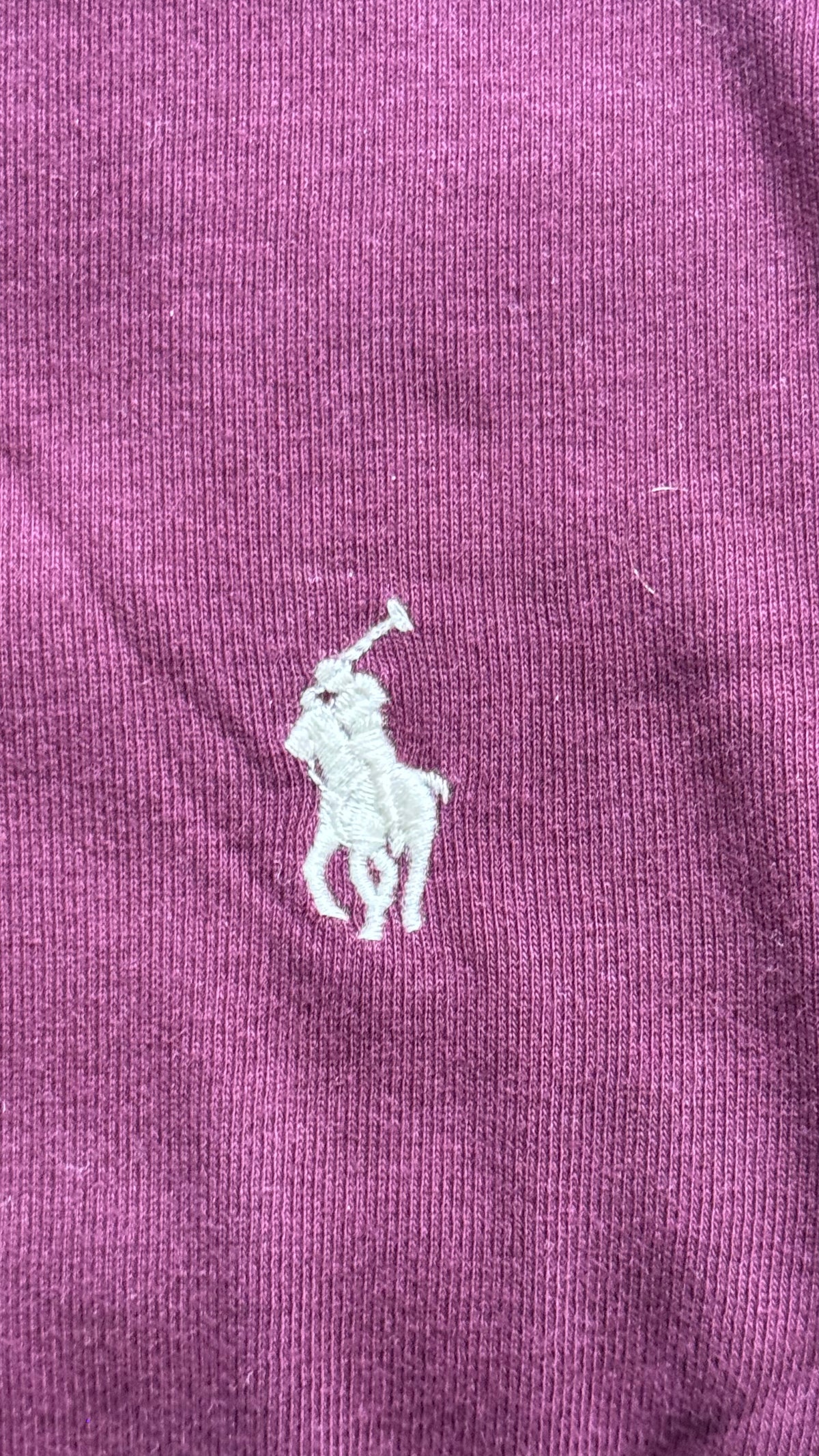 Pull en col rond bordeaux Ralph Lauren - M