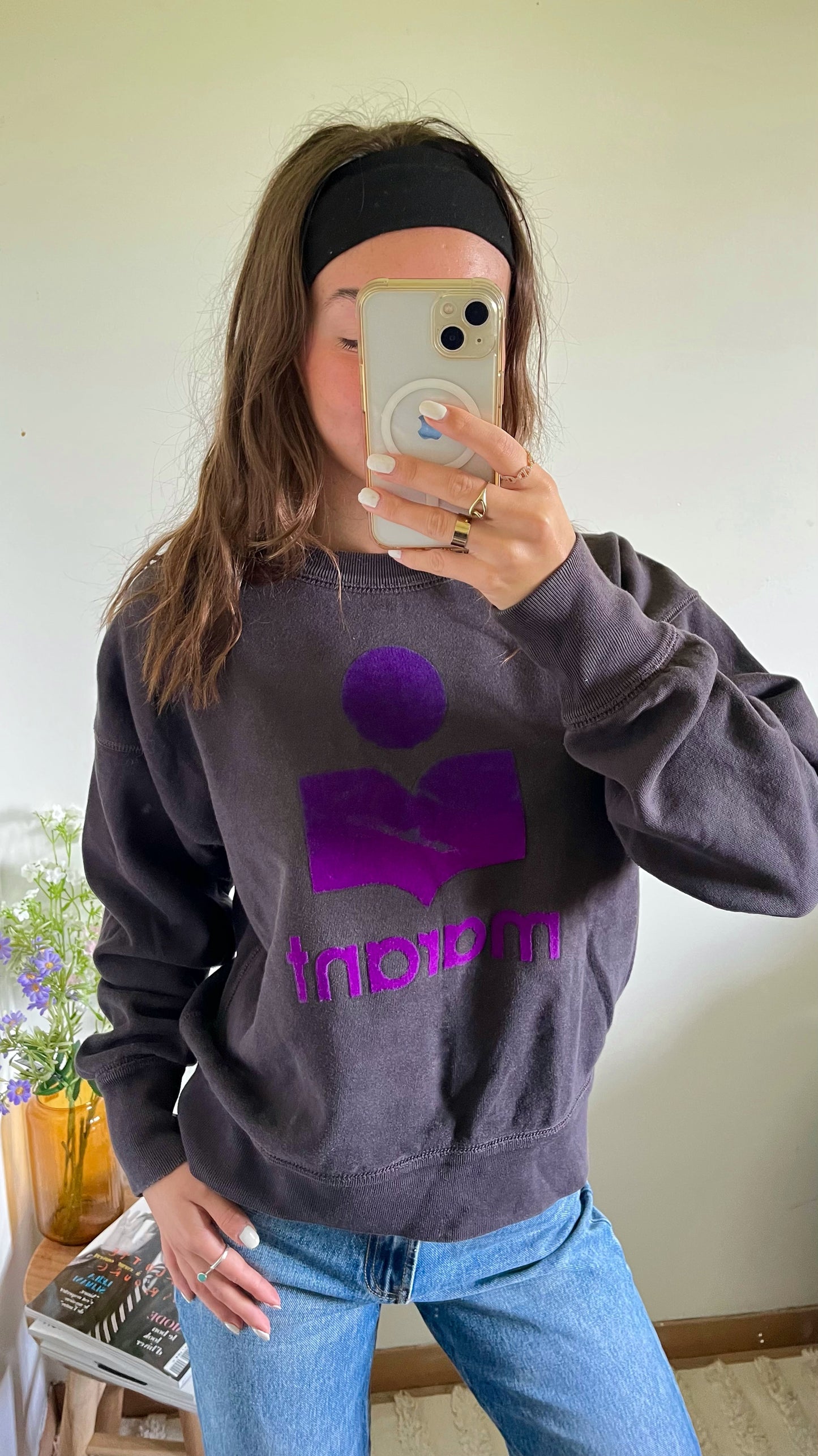 Sweat gris Isabel Marant - S