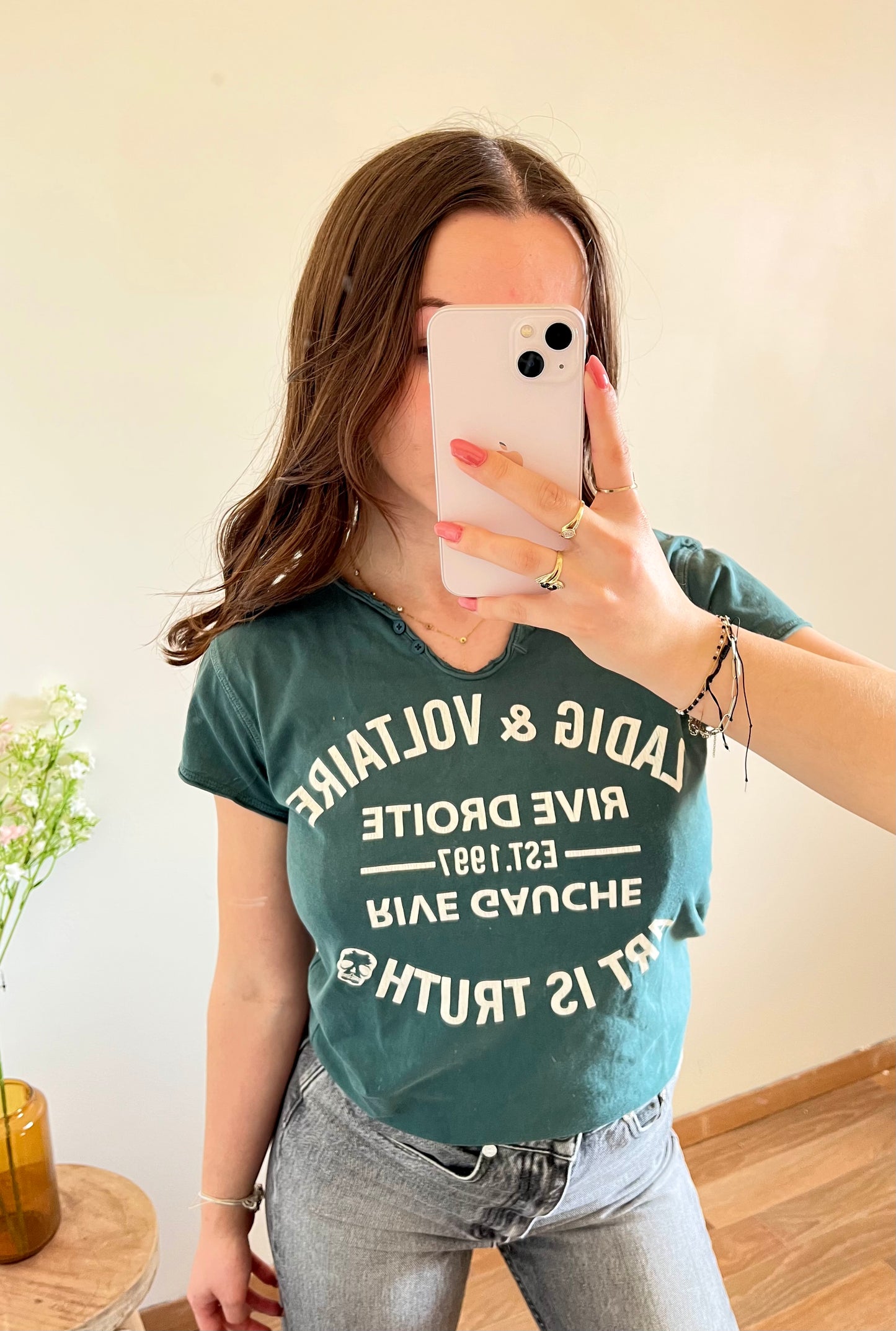 T-shirt vert Zadig & Voltaire - S