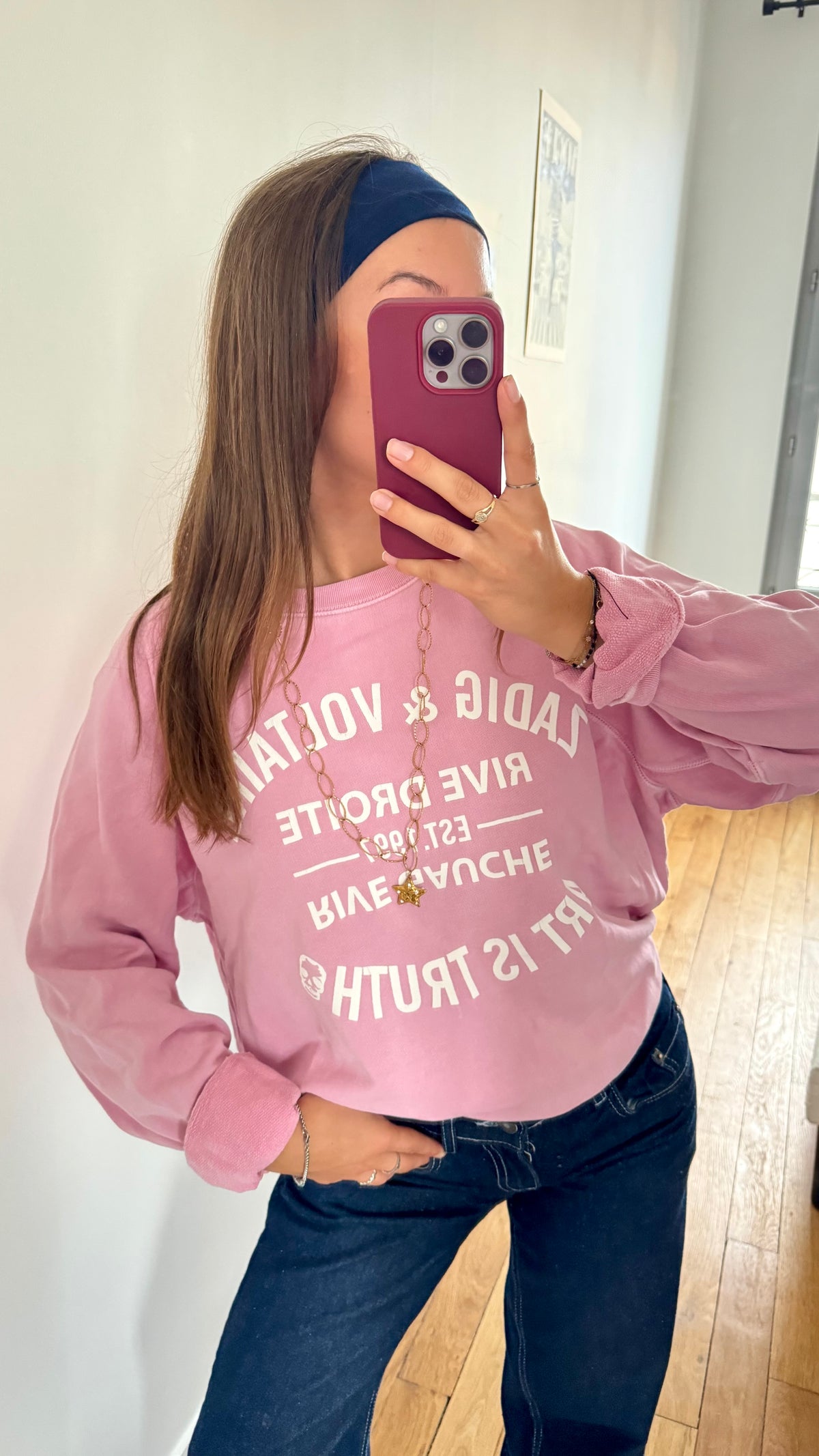 Sweat rose Zadig & Voltaire - M