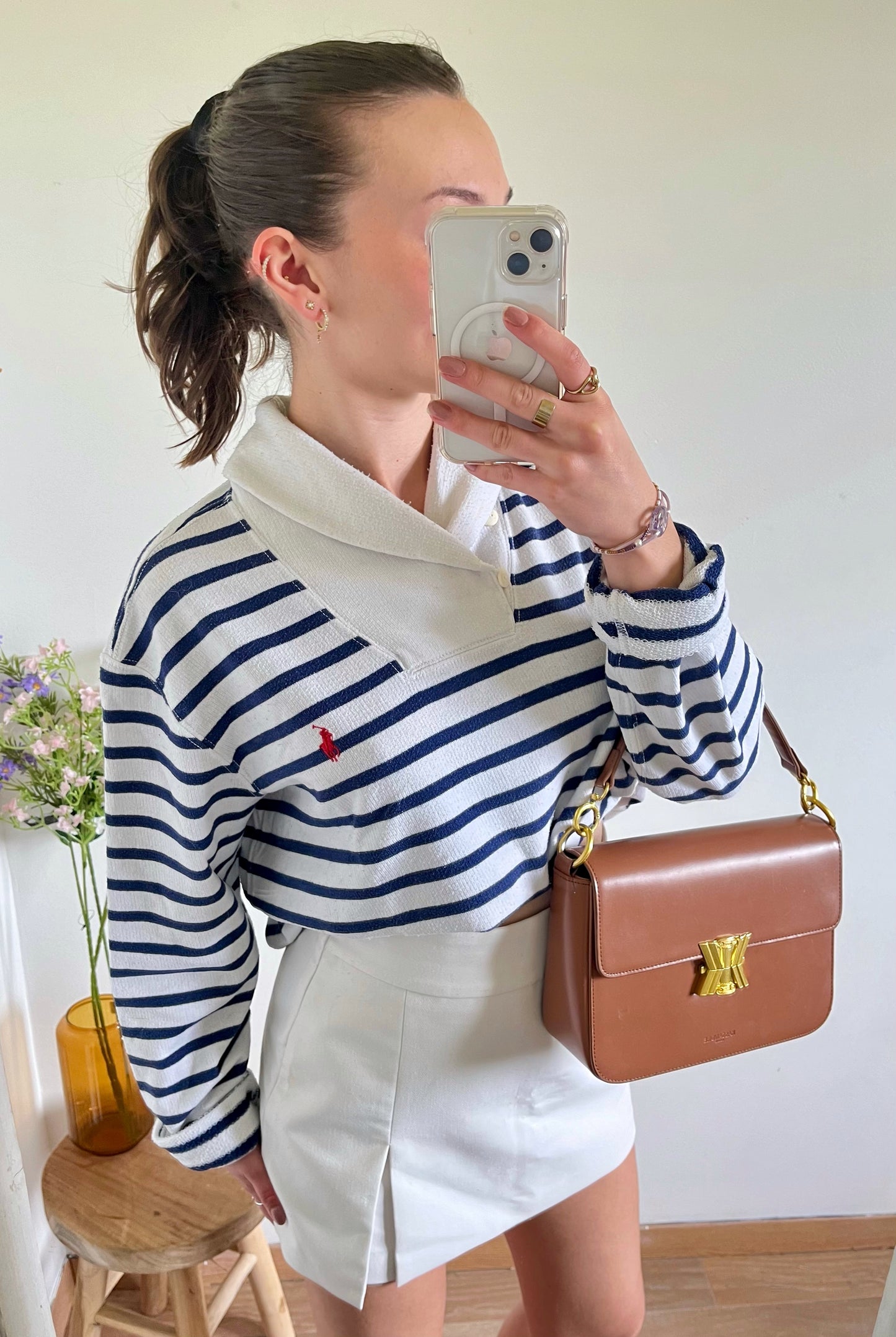 Sweat marinière Ralph Lauren - L