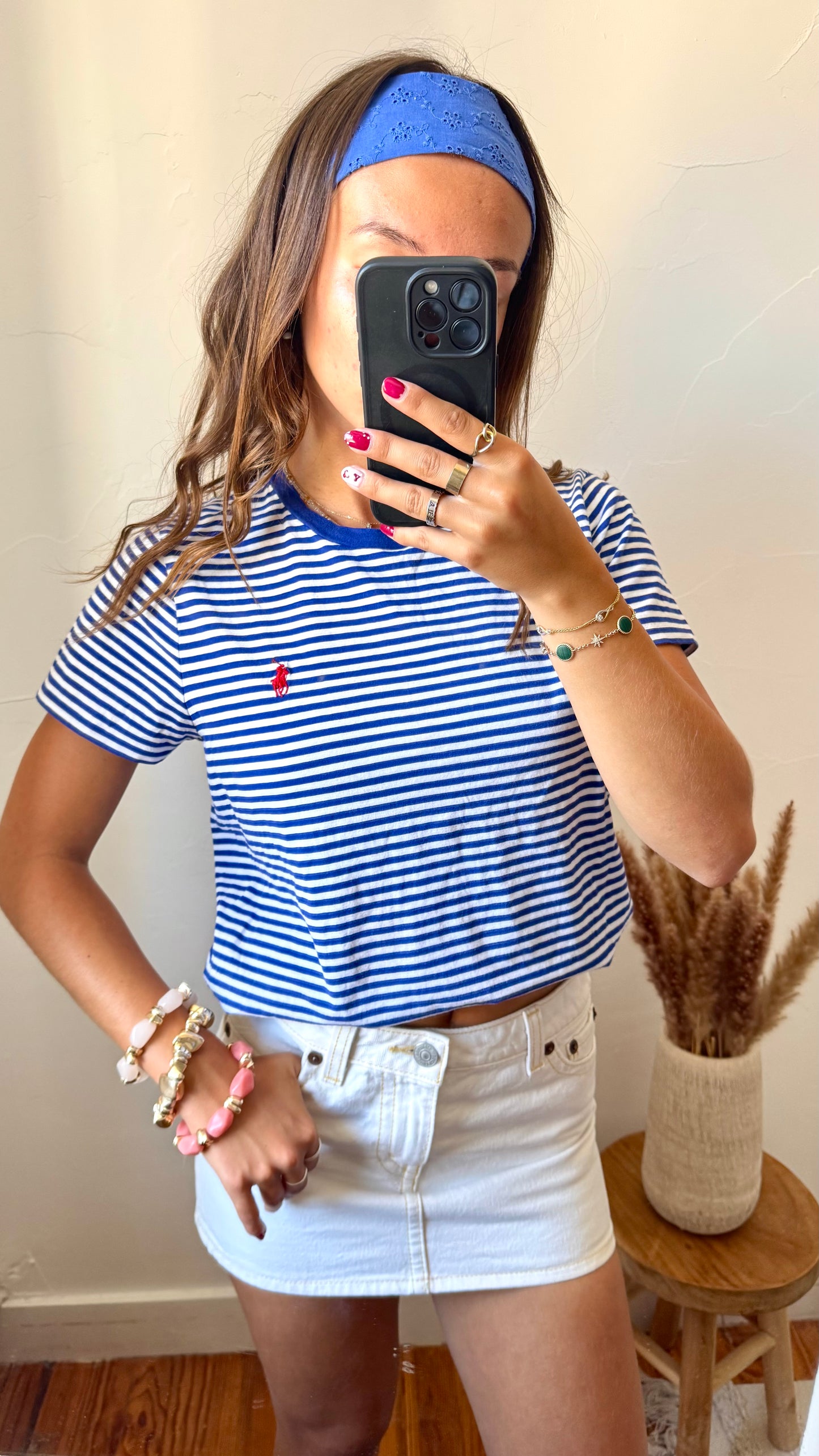 T-shirt marinière Ralph Lauren - M