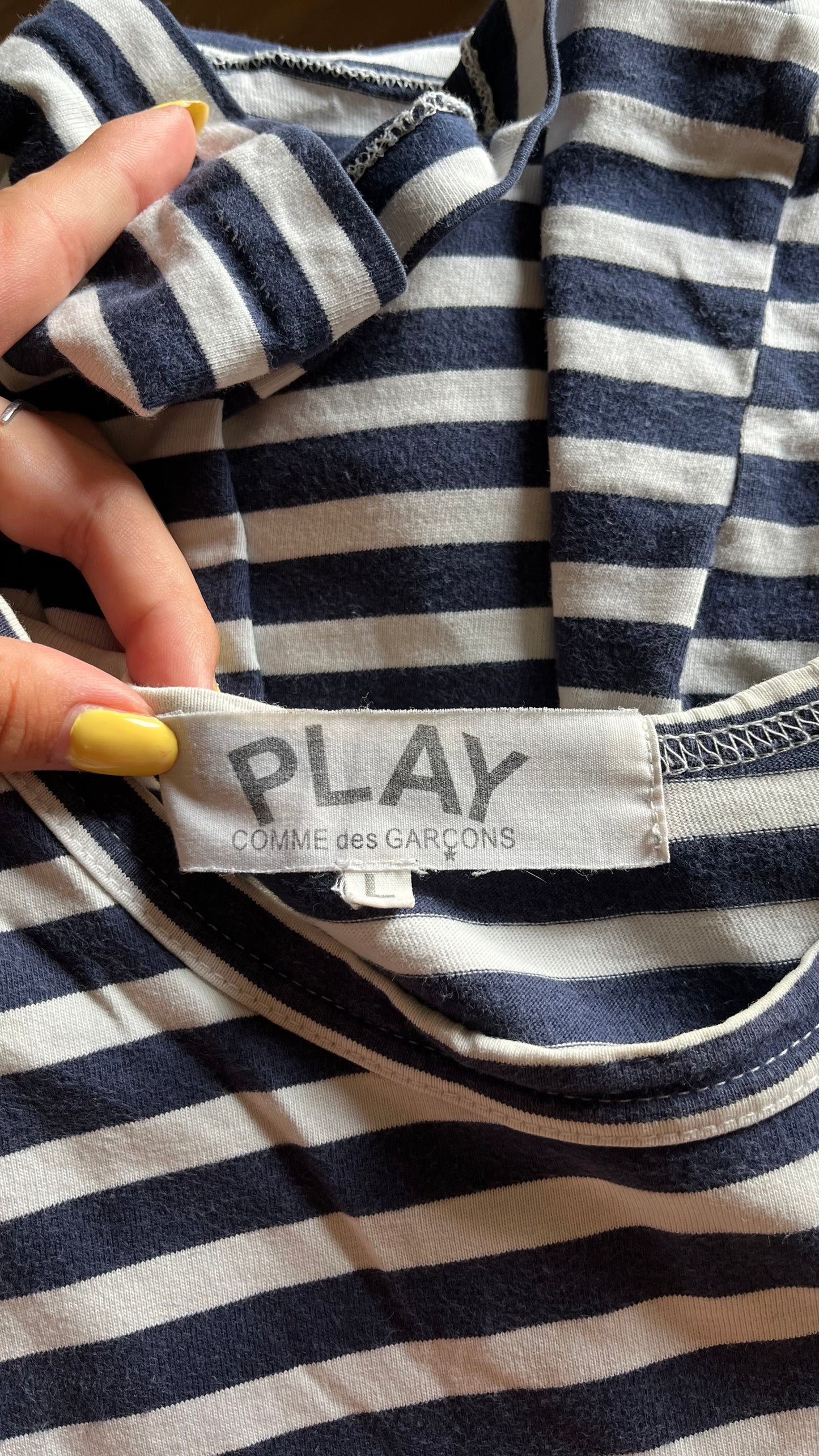 T-shirt marinière Comme Des Garçons - L
