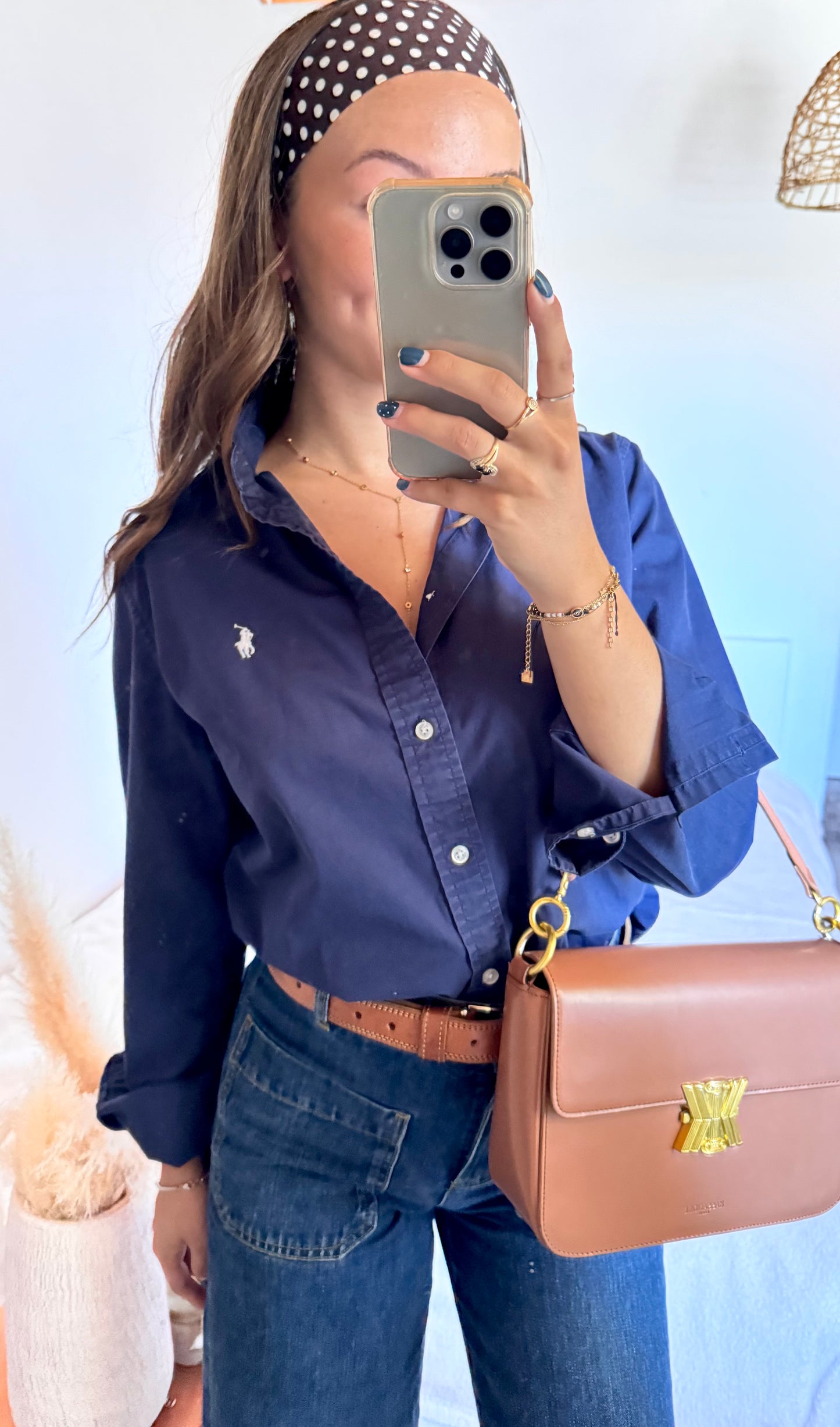 Chemise bleu marine Ralph Lauren - XS