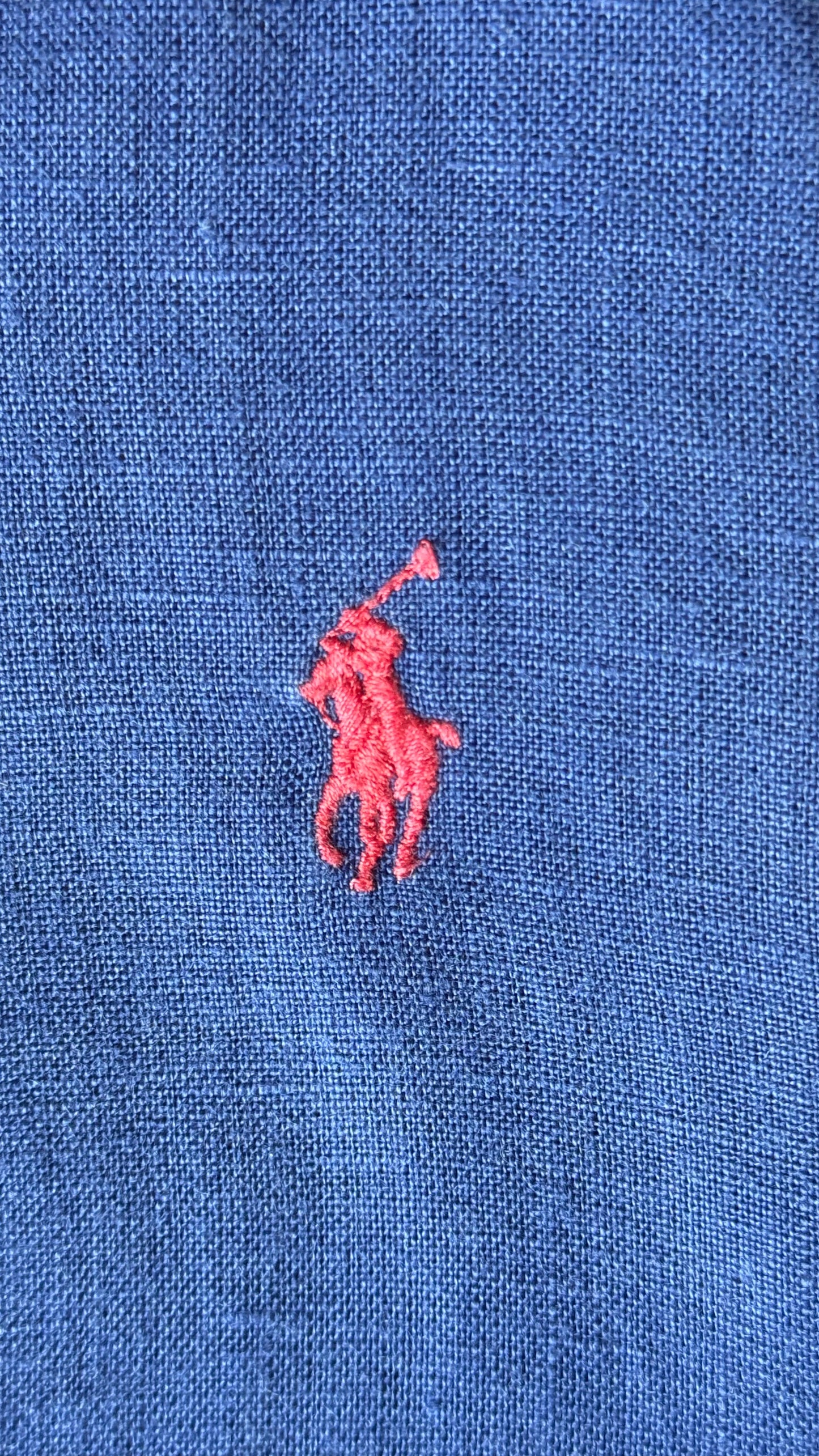 Chemise en lin marine Ralph Lauren - S homme / M-L femme