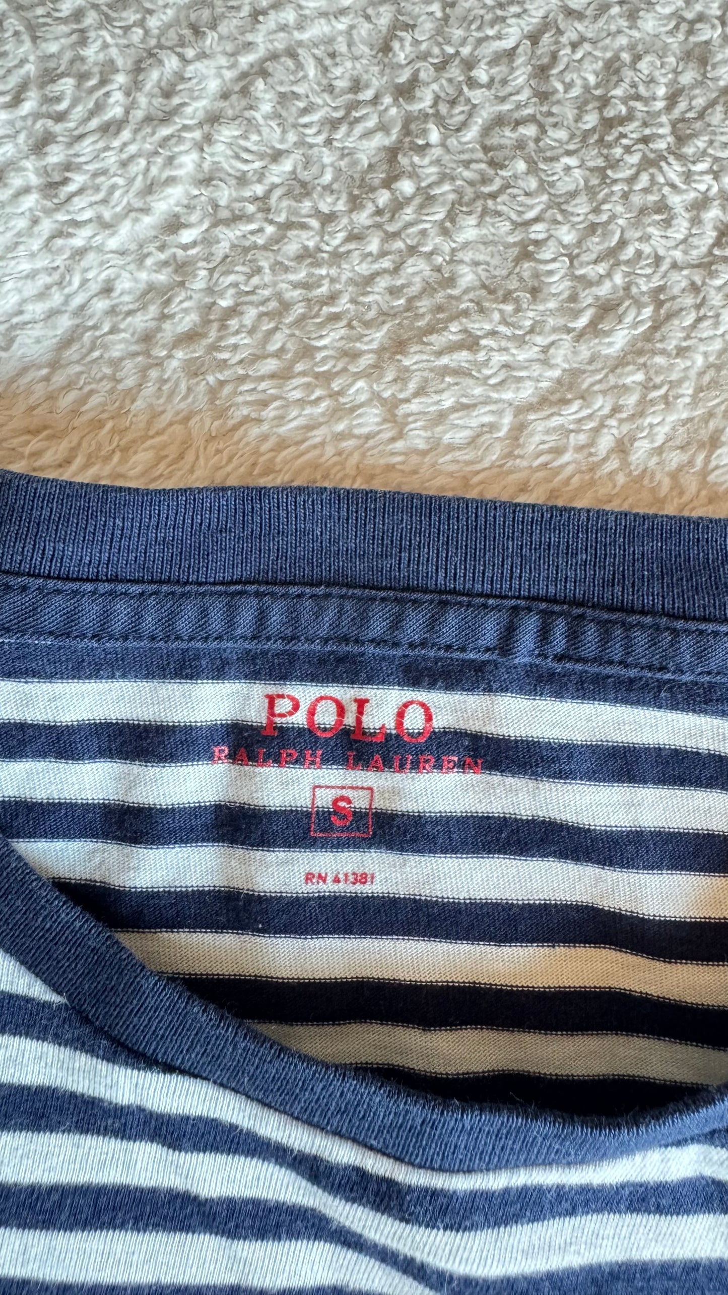 T-shirt marinière Ralph Lauren - S homme - M/L femme
