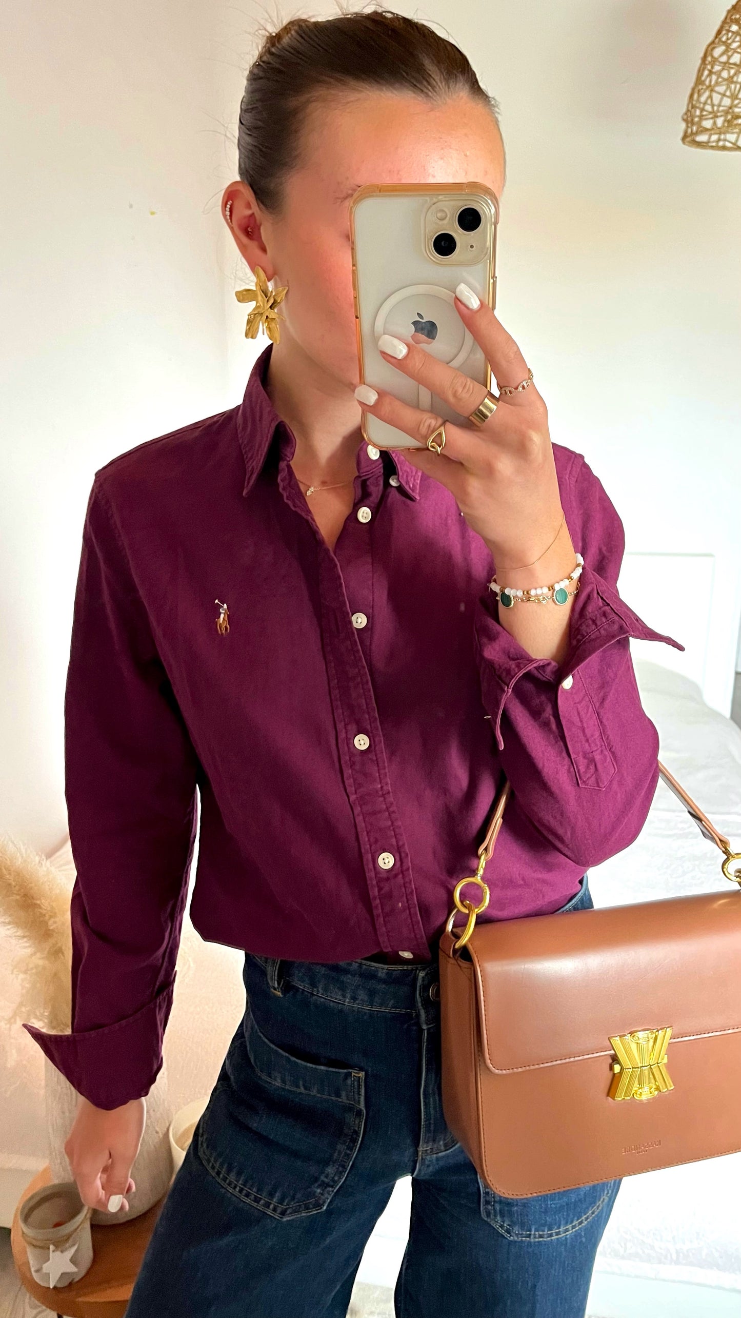 Chemise bordeaux Ralph Lauren - L/XL