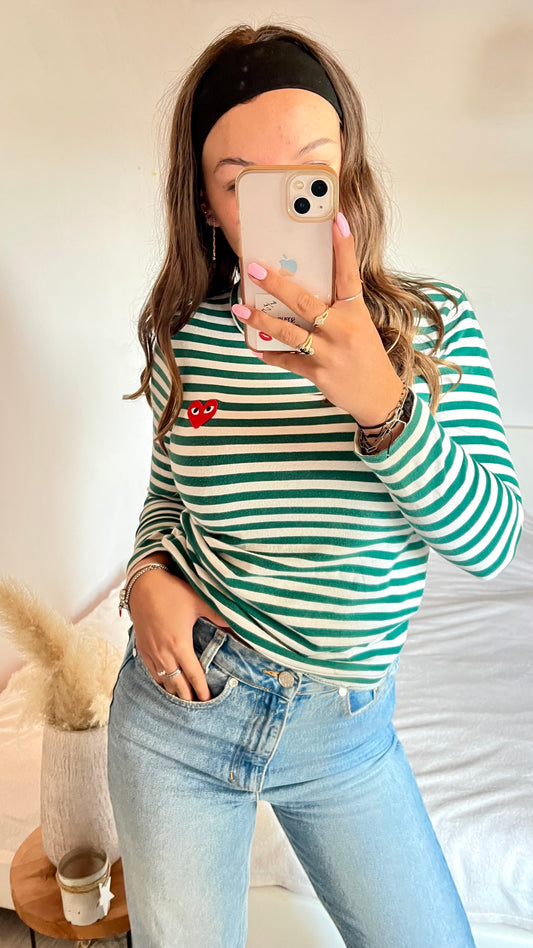 Pull marinière Comme des Garçons - S