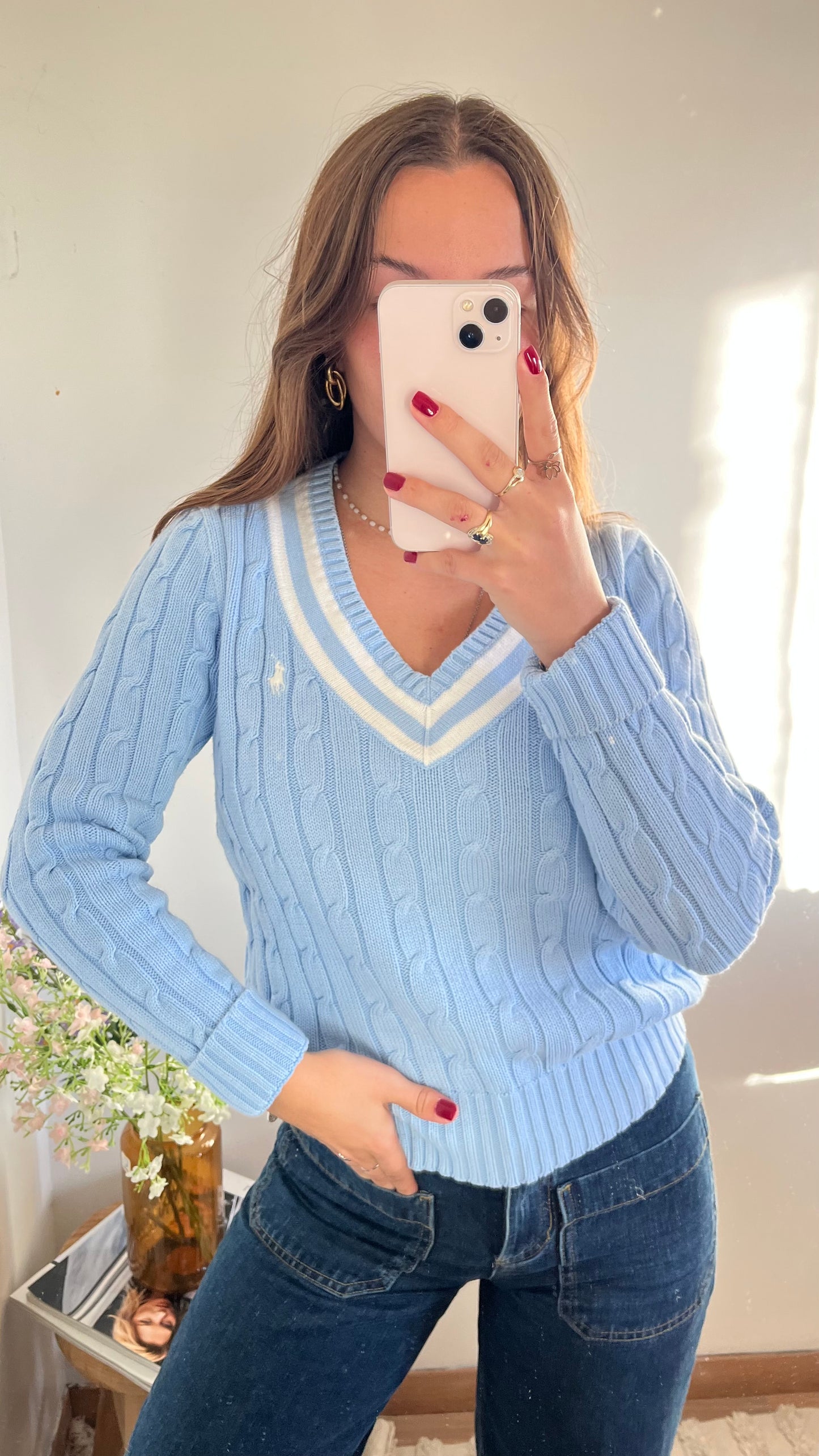 Pull torsadé Old School Ralph Lauren - M