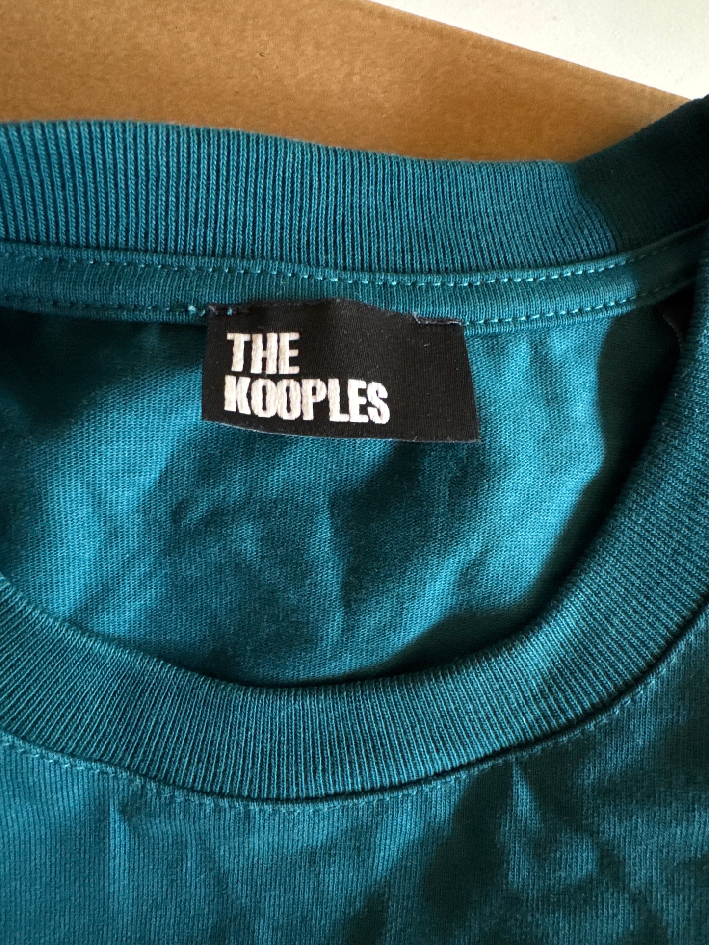 T-shirt vert et rose The Kooples - M