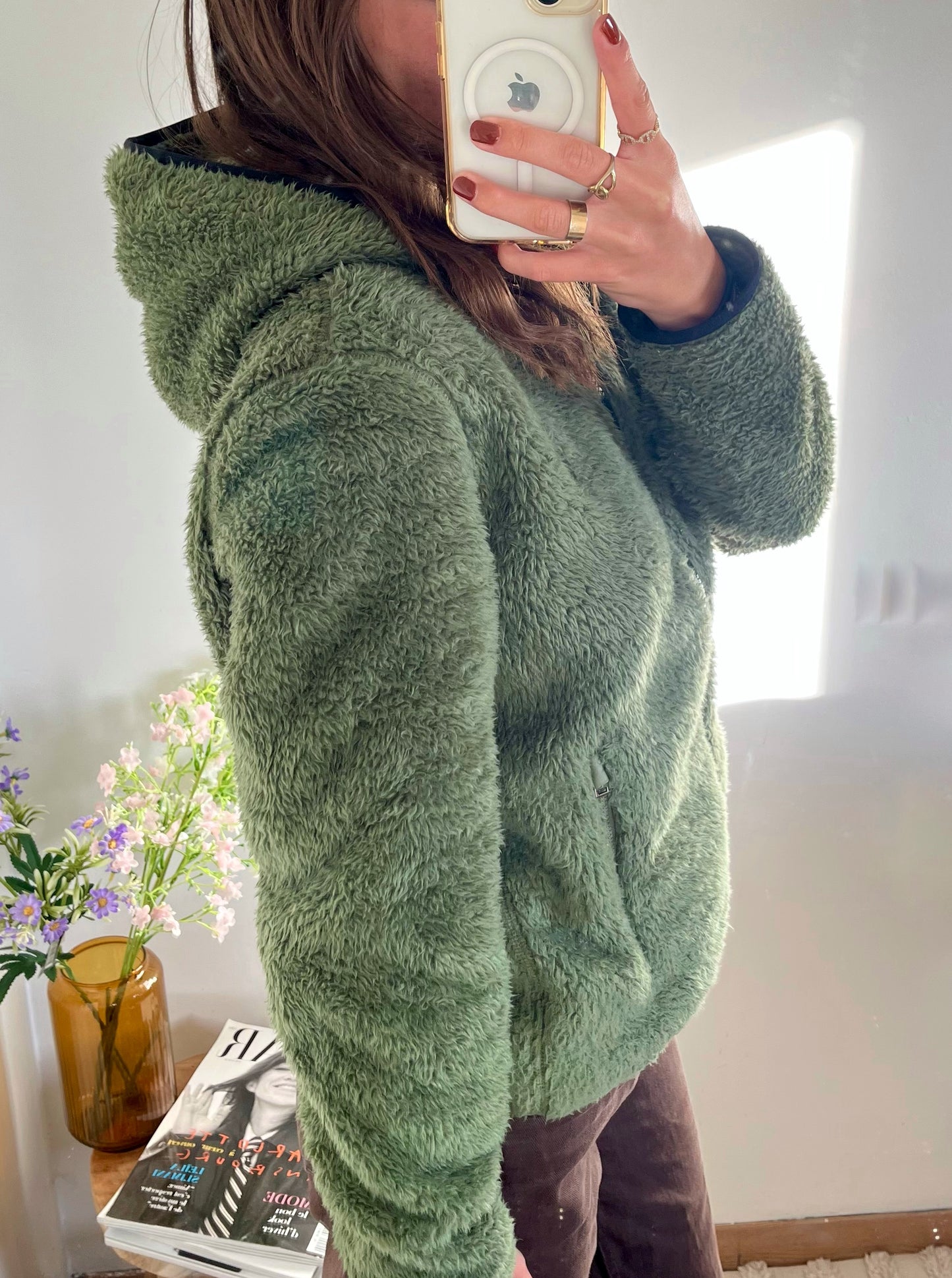 Veste à capuche moumoute Ralph Lauren - S