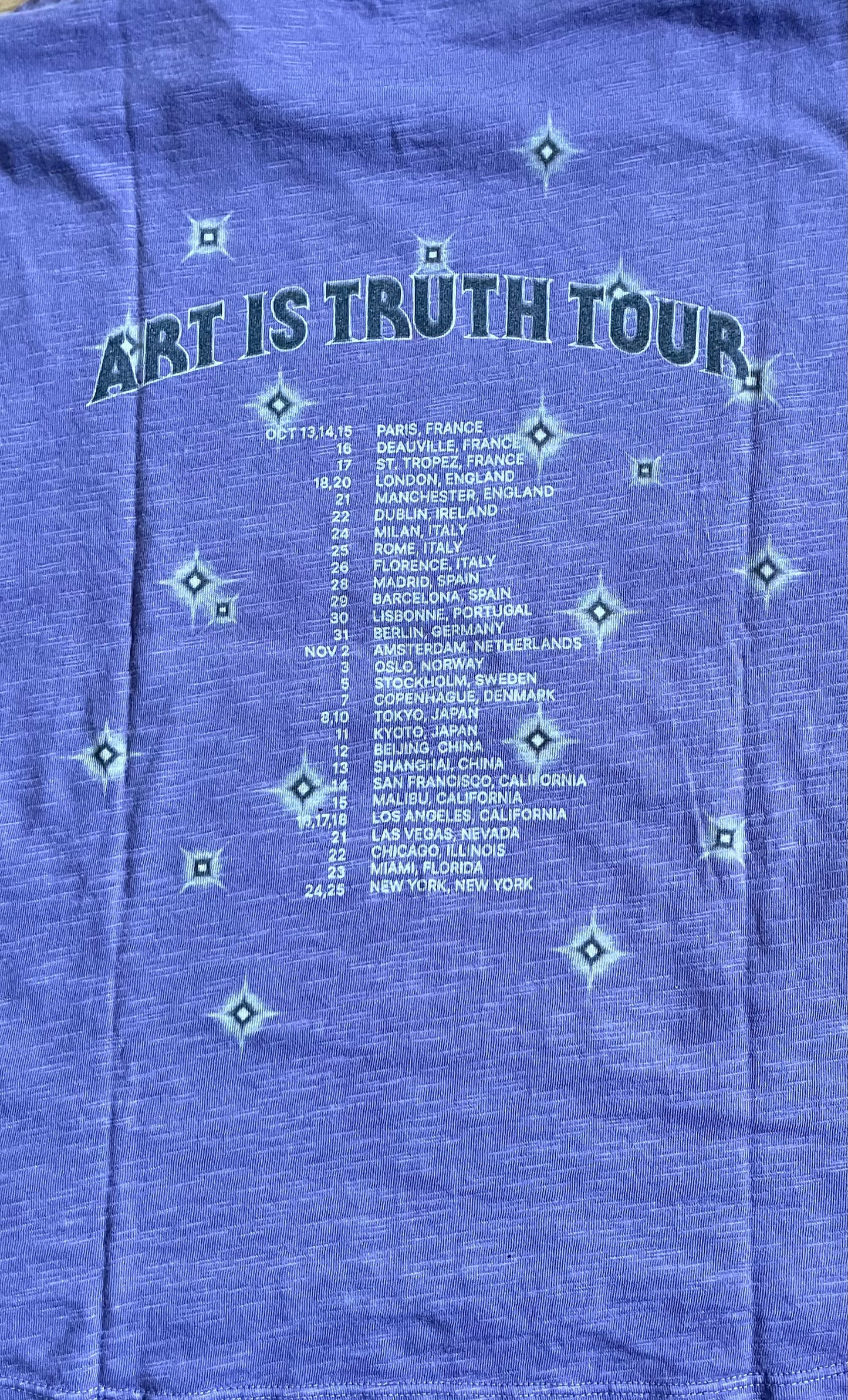 T-shirt violet écritures dos Zadig & Voltaire - S