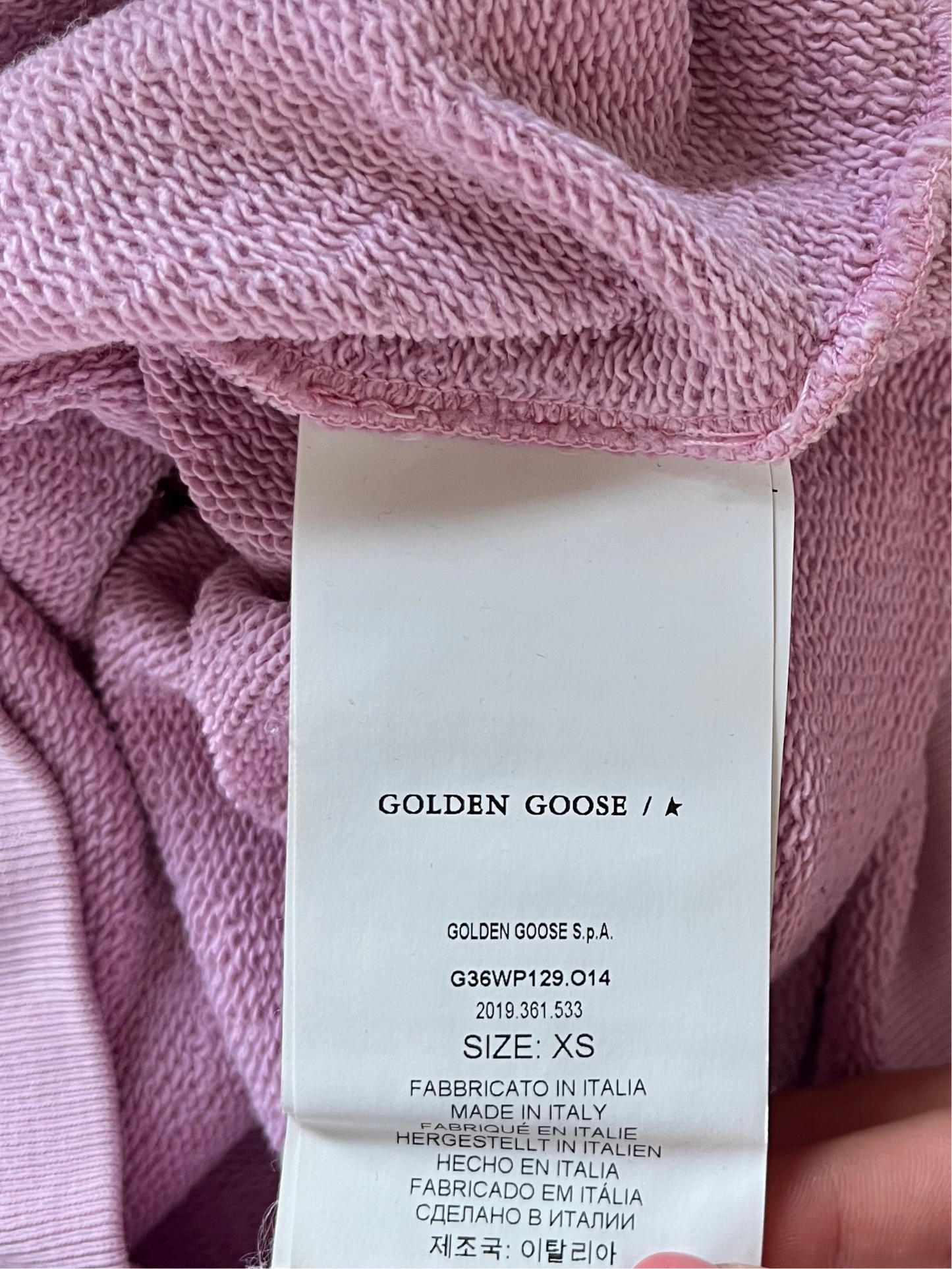 Pull rose Golden Goose - M