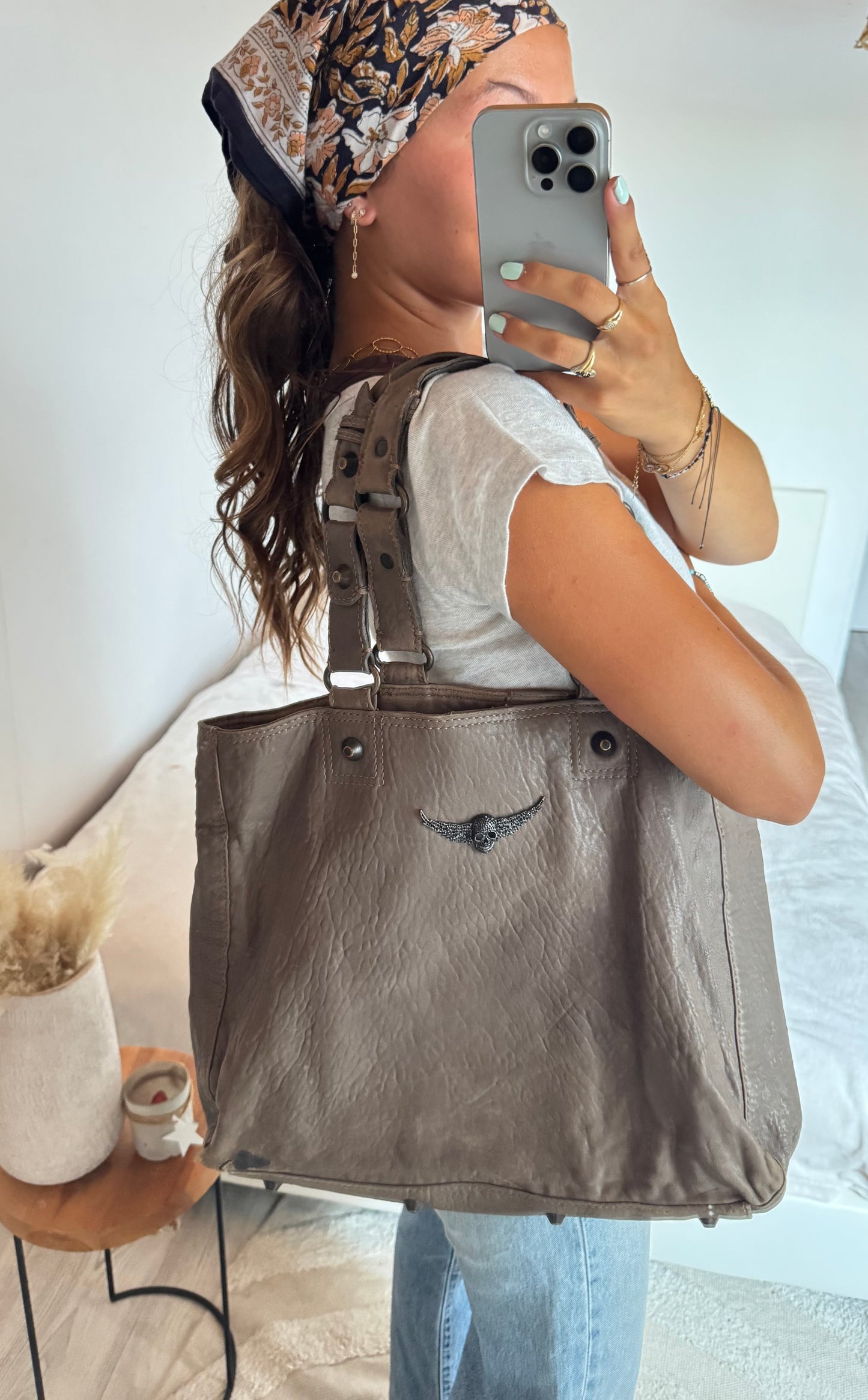 Grand sac en cuir Zadig & Voltaire