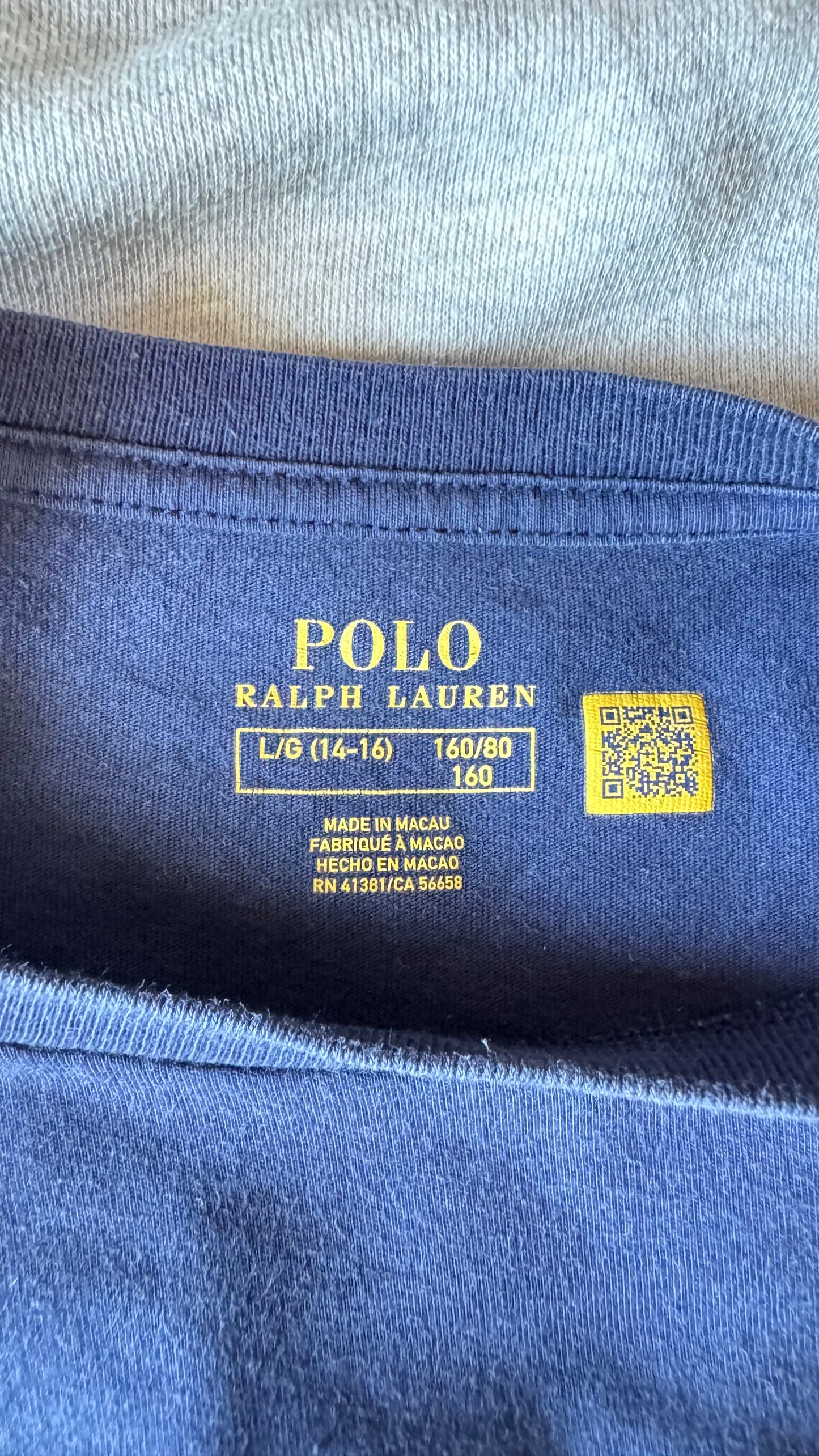 T-shirt nounours bleu marine Ralph Lauren - M