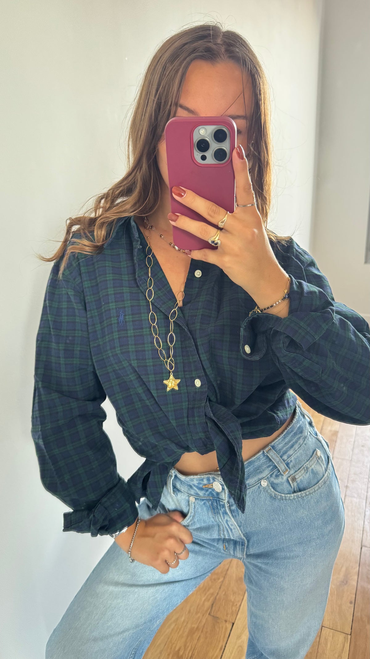 Chemise à carreaux Ralph Lauren - M