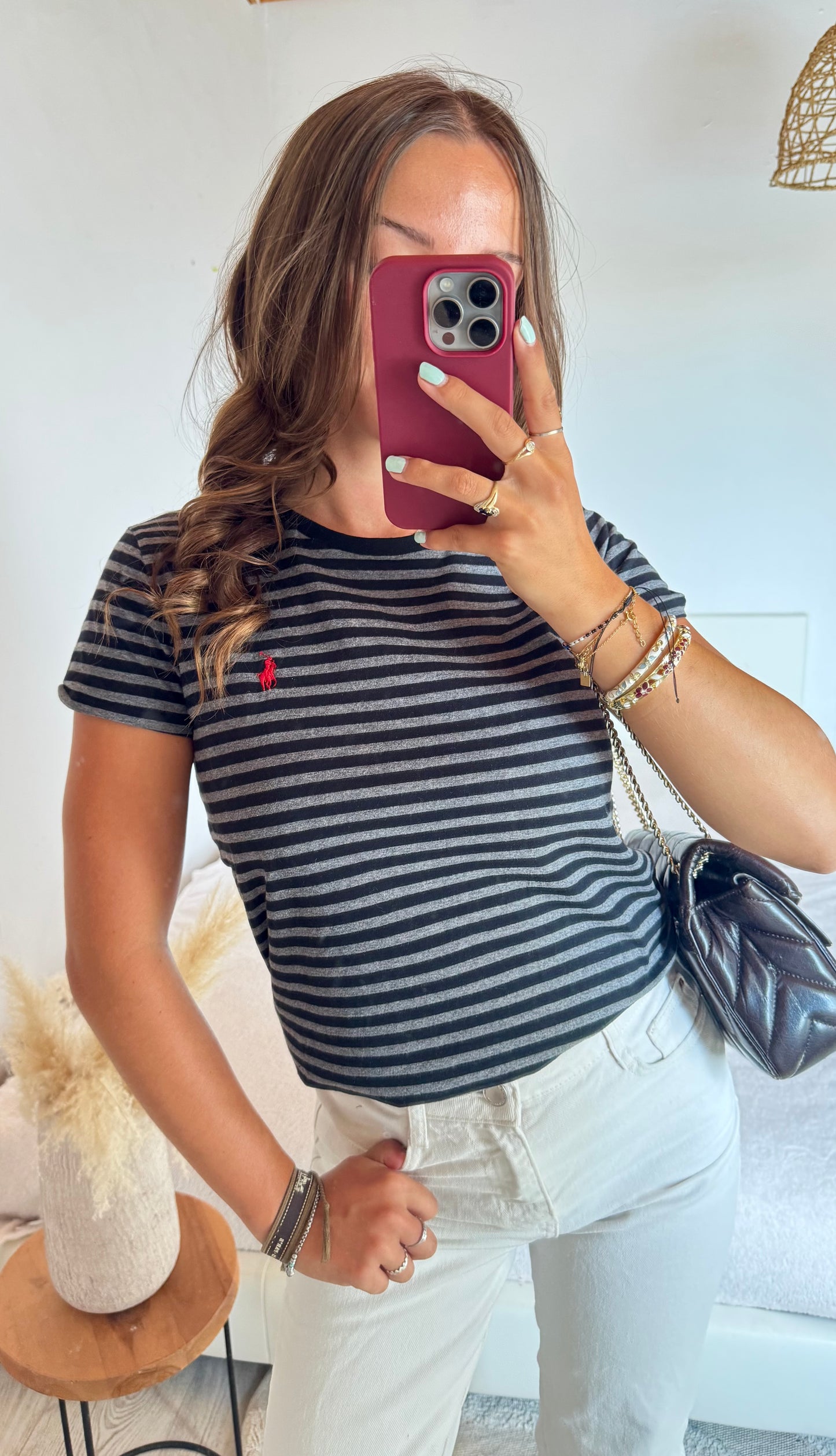 T-shirt à rayures Ralph Lauren - S